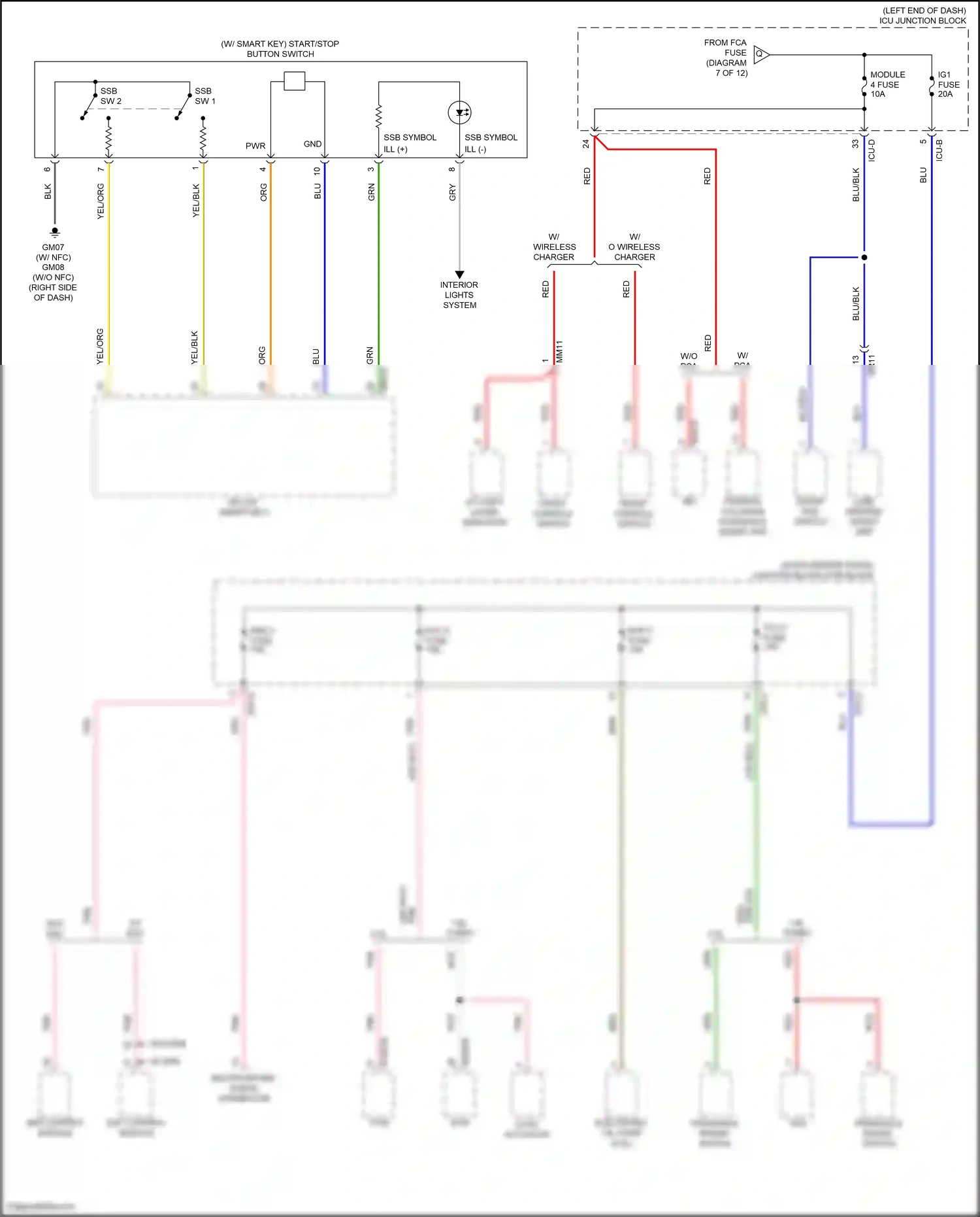 Wiring diagram abs control module for Hyundai Elantra VII facelift (2023-2024) (4 of 8)