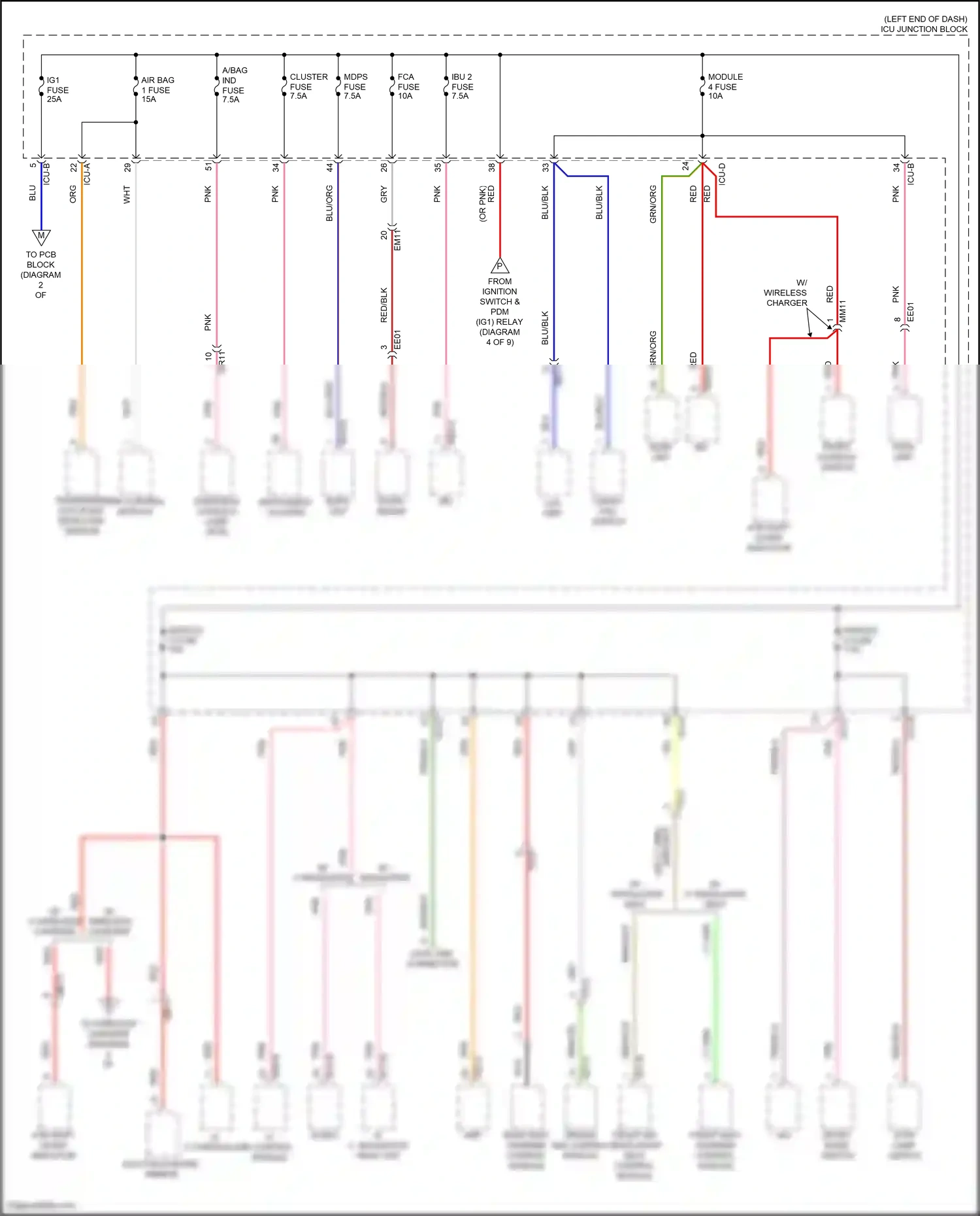 Wiring diagram a/c control module for Hyundai Elantra VII facelift (2023-2024) (14 of 15)