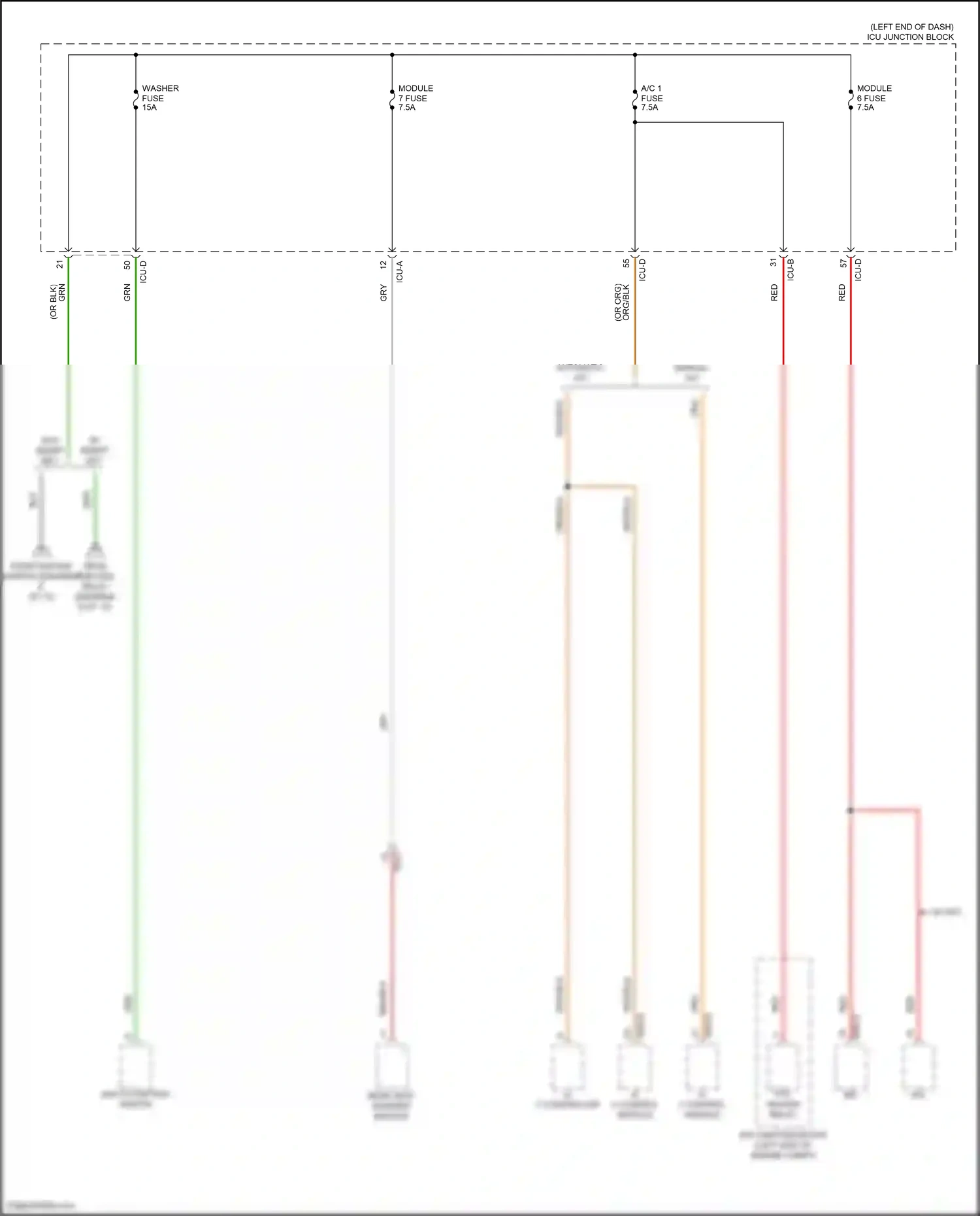 Wiring diagram a/c control module for Hyundai Elantra VII facelift (2023-2024) (6 of 15)