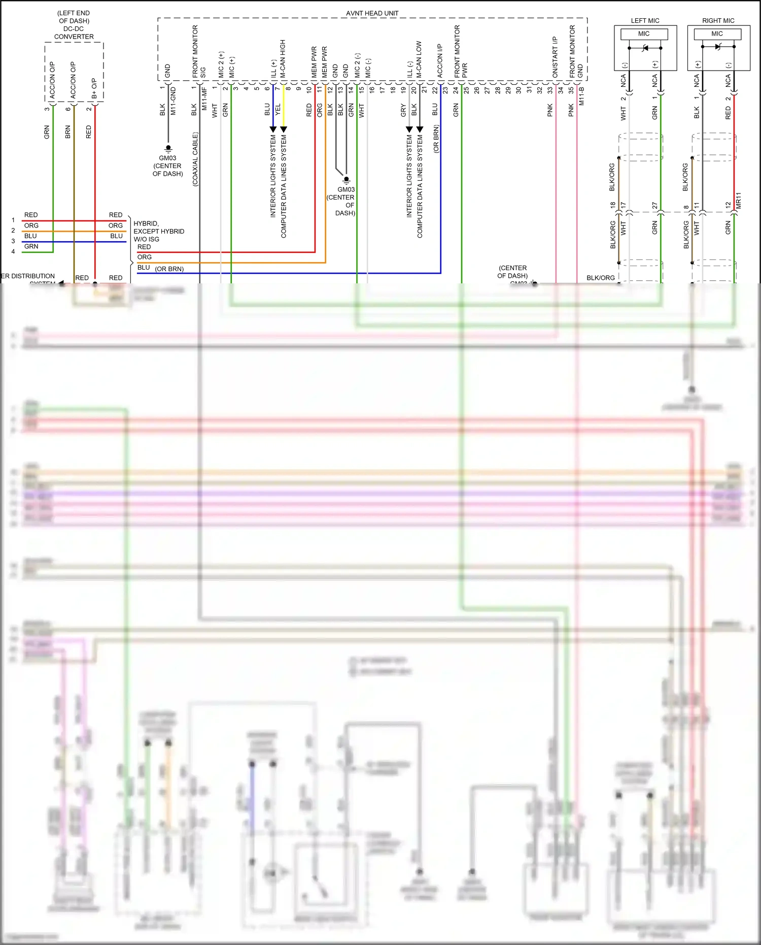 Wiring diagram computer data lines system for Hyundai Elantra VII facelift (2023-2024) (25 of 143)