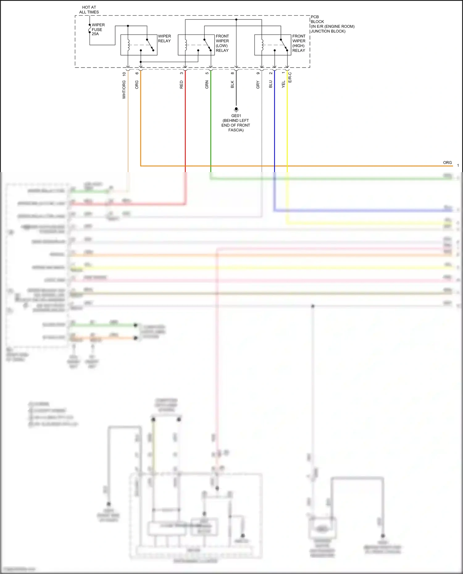 Wiring diagram computer data lines system for Hyundai Elantra VII facelift (2023-2024) (99 of 143)