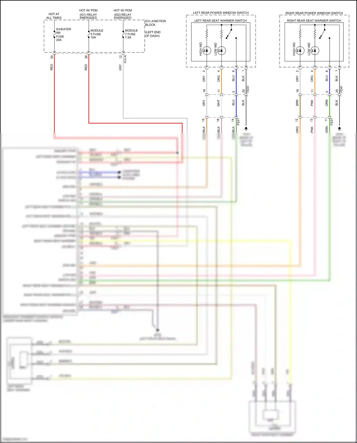 Wiring diagram computer data lines system for Hyundai Elantra VII facelift (2023-2024) (77 of 143)