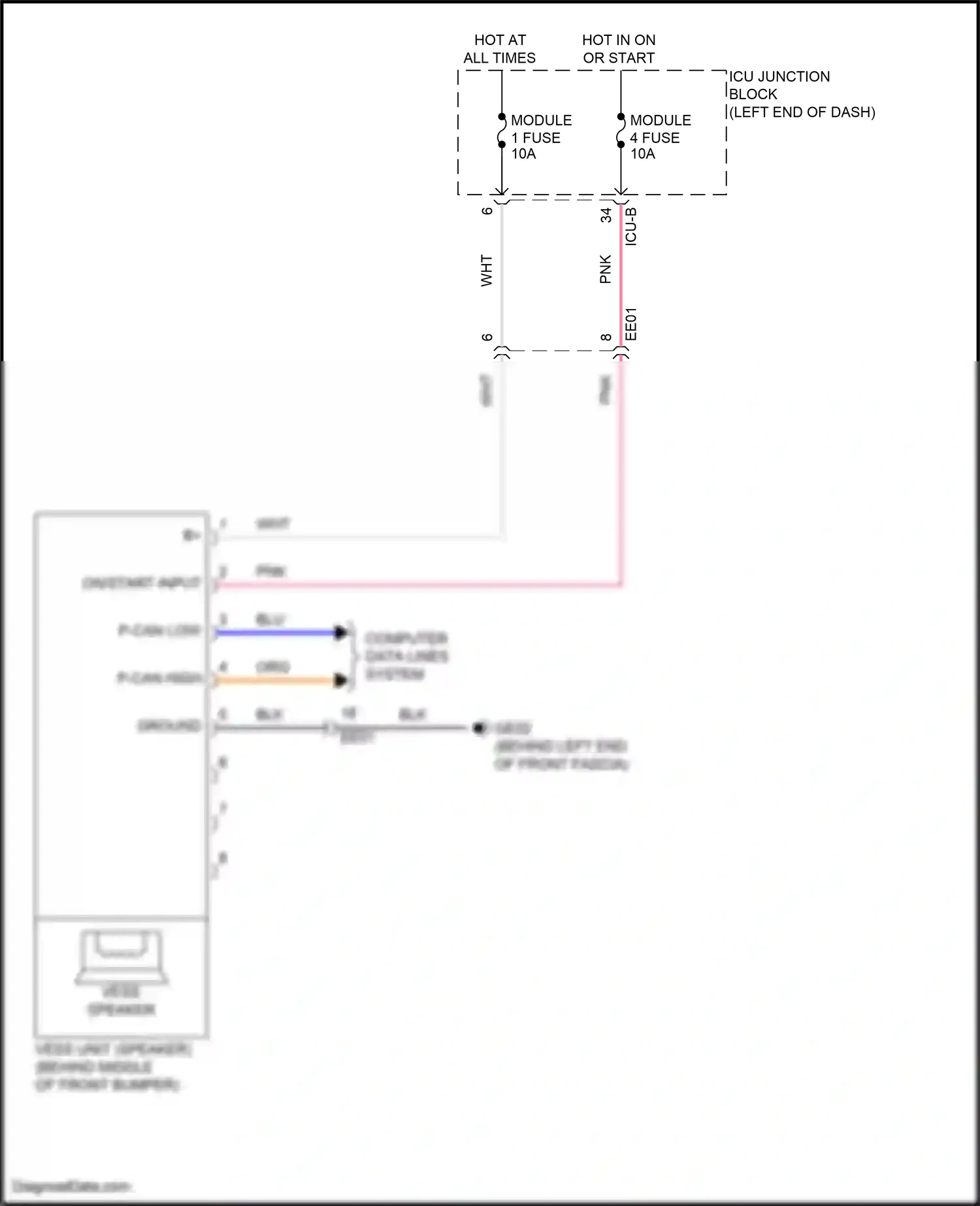 Wiring diagram computer data lines system for Hyundai Elantra VII facelift (2023-2024) (51 of 143)