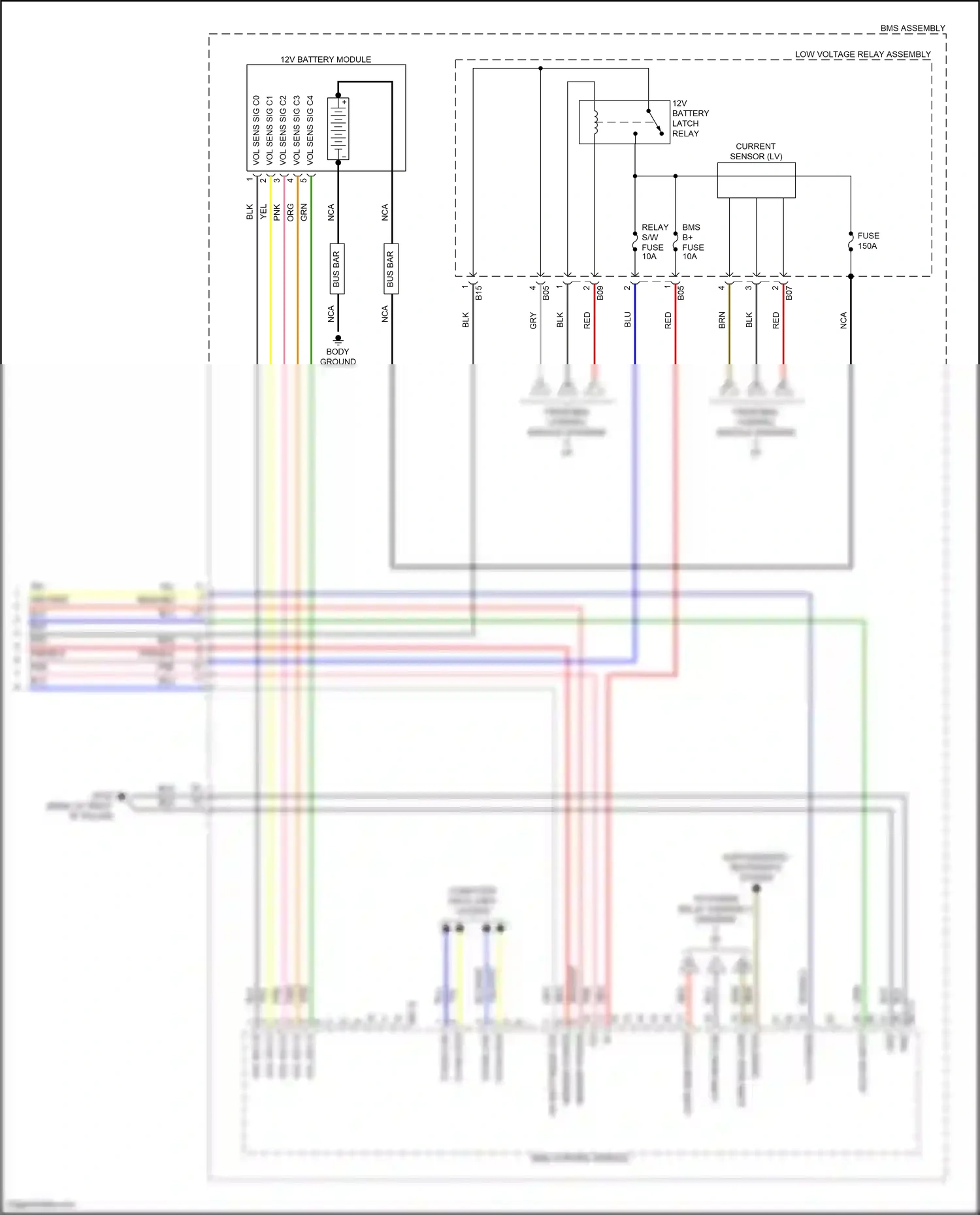 Wiring diagram computer data lines system for Hyundai Elantra VII facelift (2023-2024) (124 of 143)