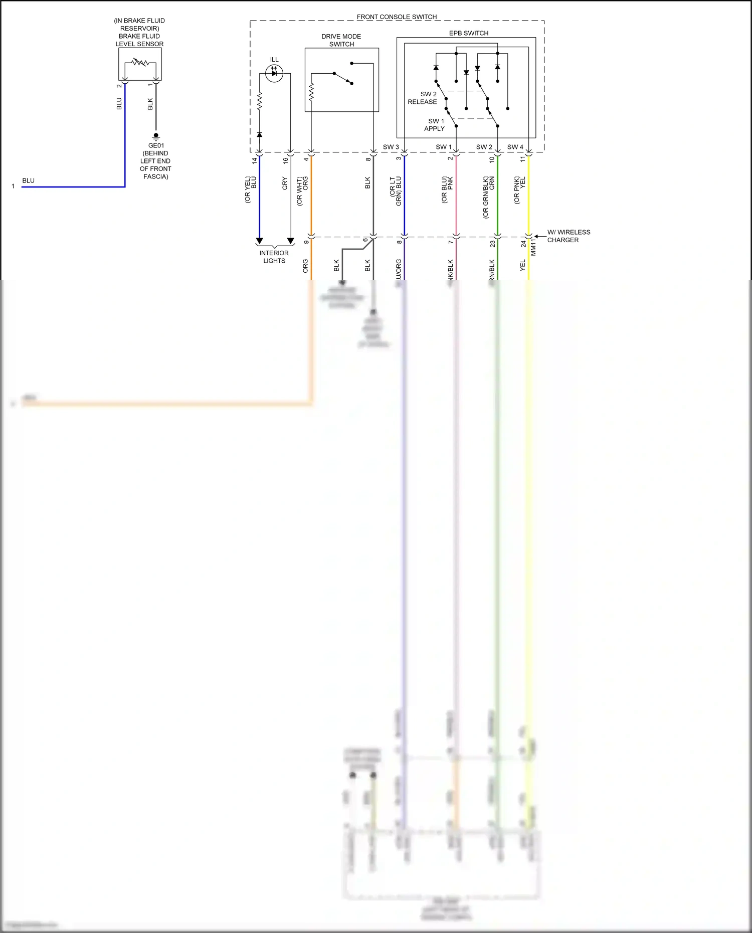Wiring diagram computer data lines system for Hyundai Elantra VII facelift (2023-2024) (8 of 143)
