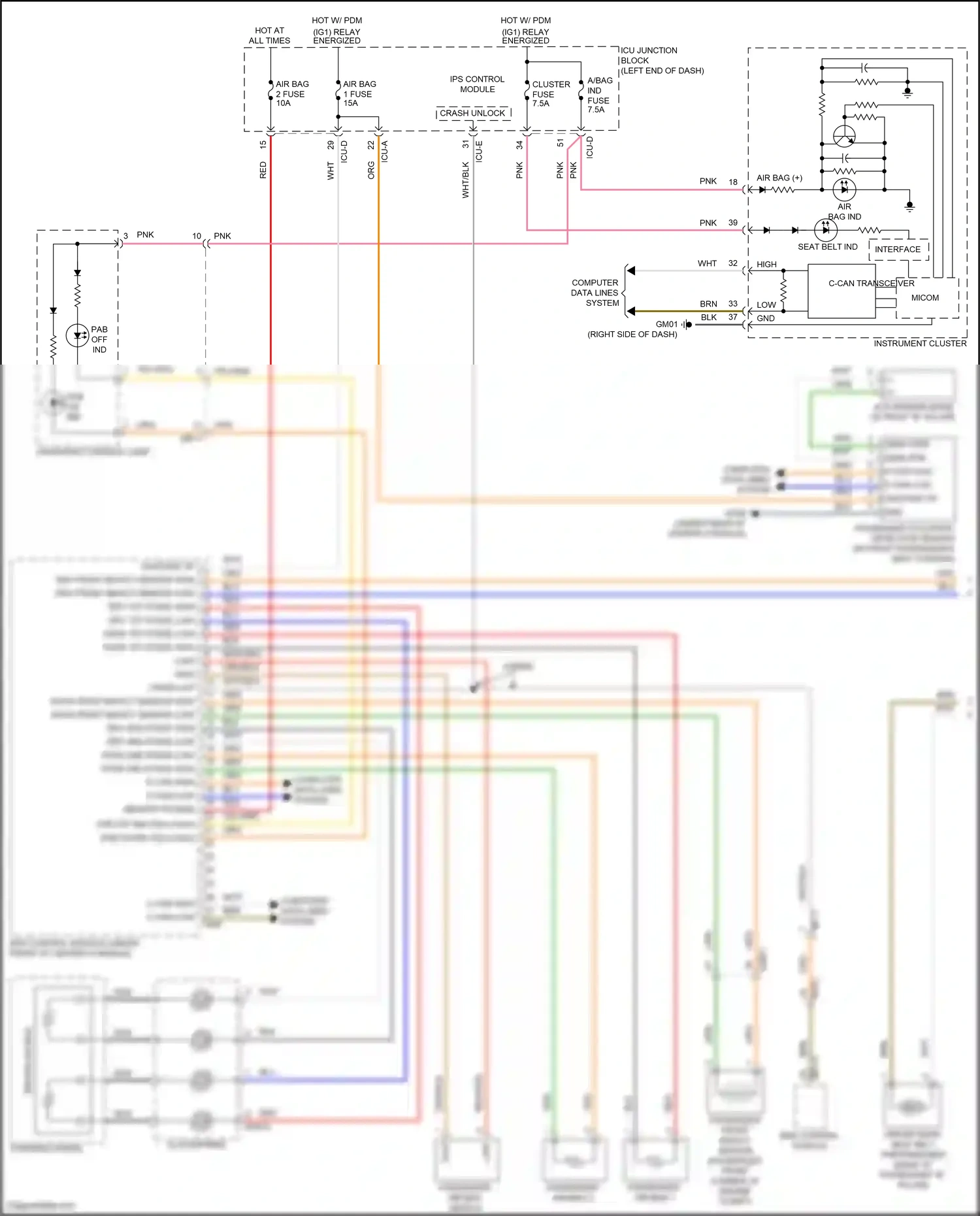Wiring diagram computer data lines system for Hyundai Elantra VII facelift (2023-2024) (110 of 143)