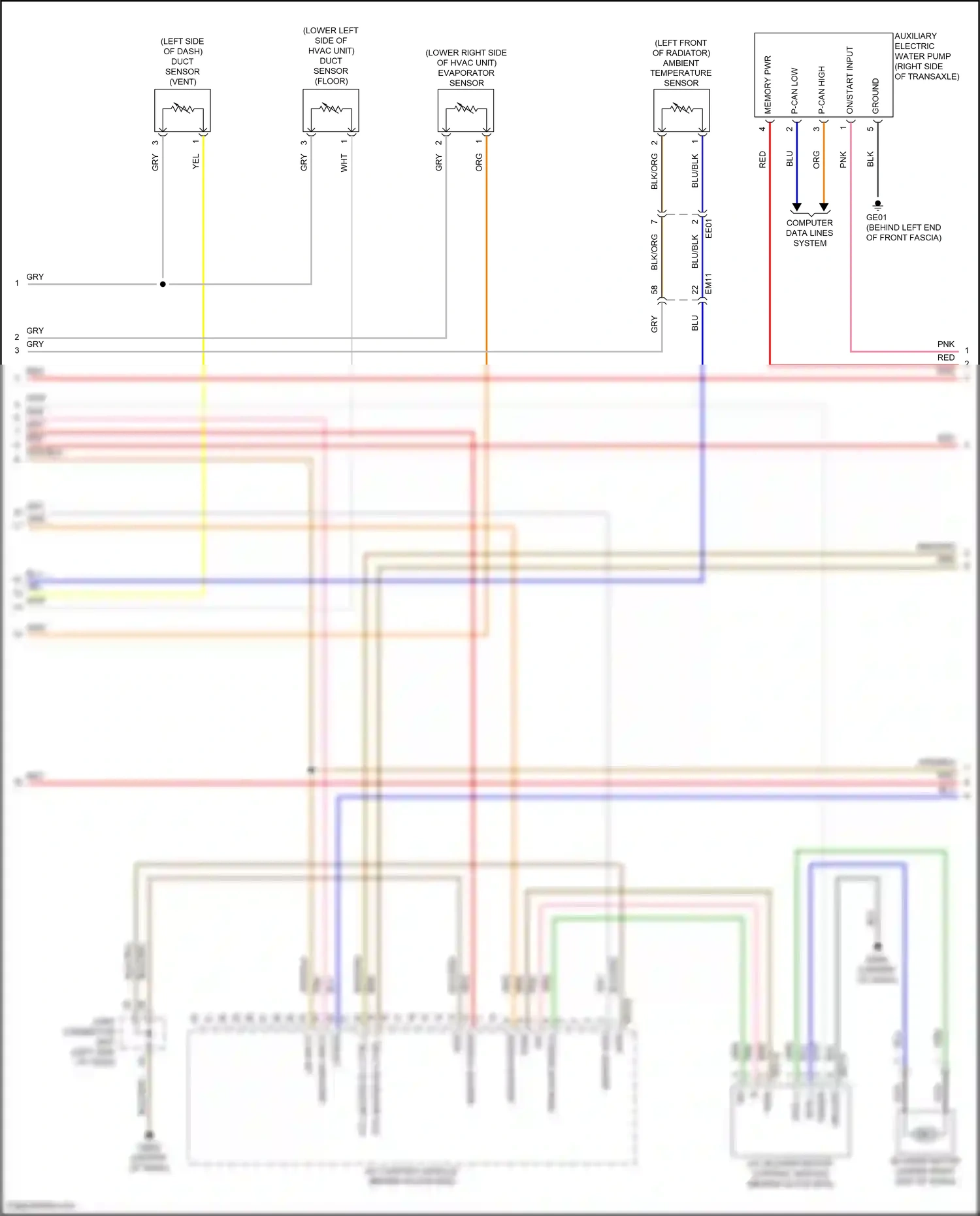 Wiring diagram computer data lines system for Hyundai Elantra VII facelift (2023-2024) (47 of 143)