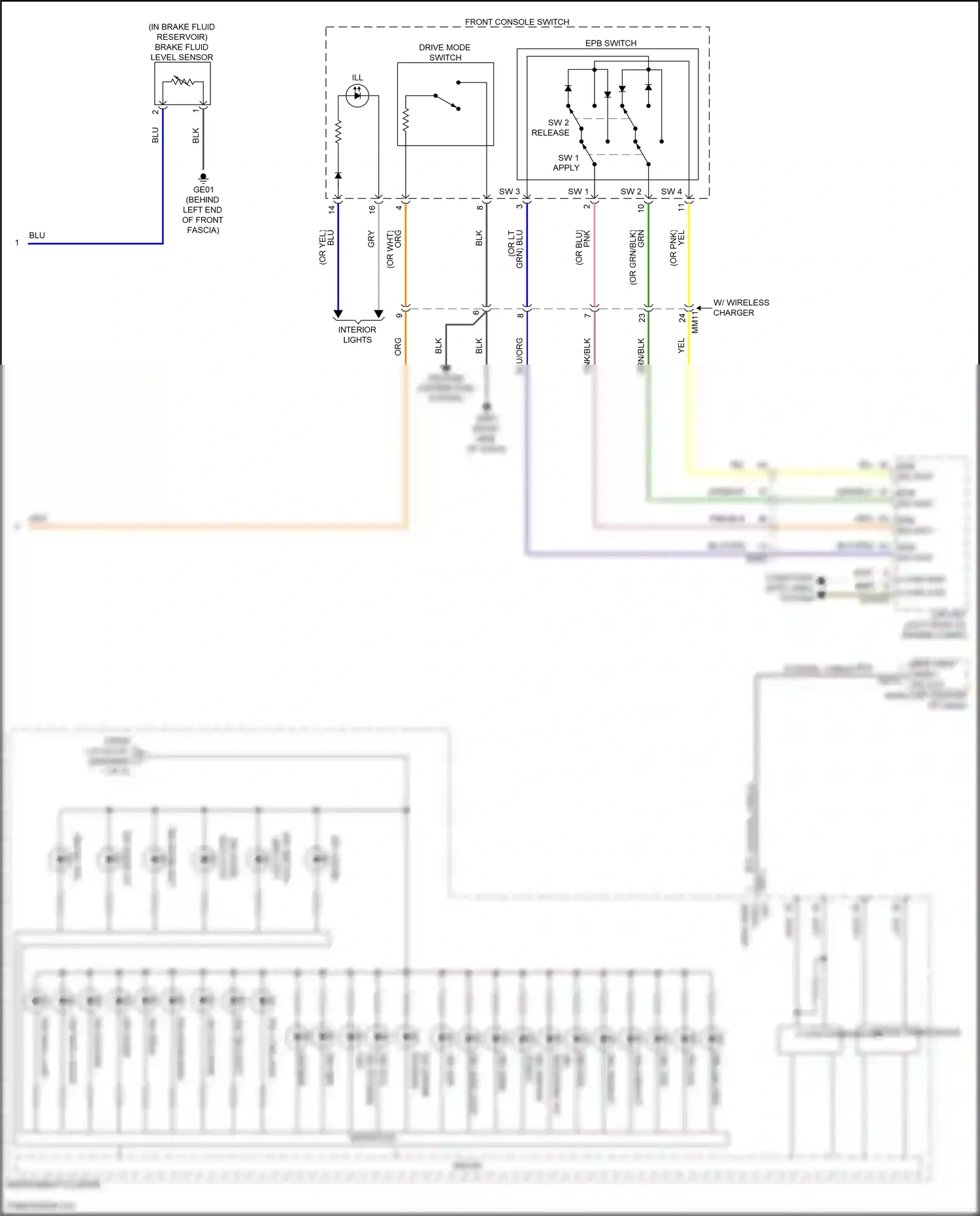 Wiring diagram computer data lines system for Hyundai Elantra VII facelift (2023-2024) (10 of 143)