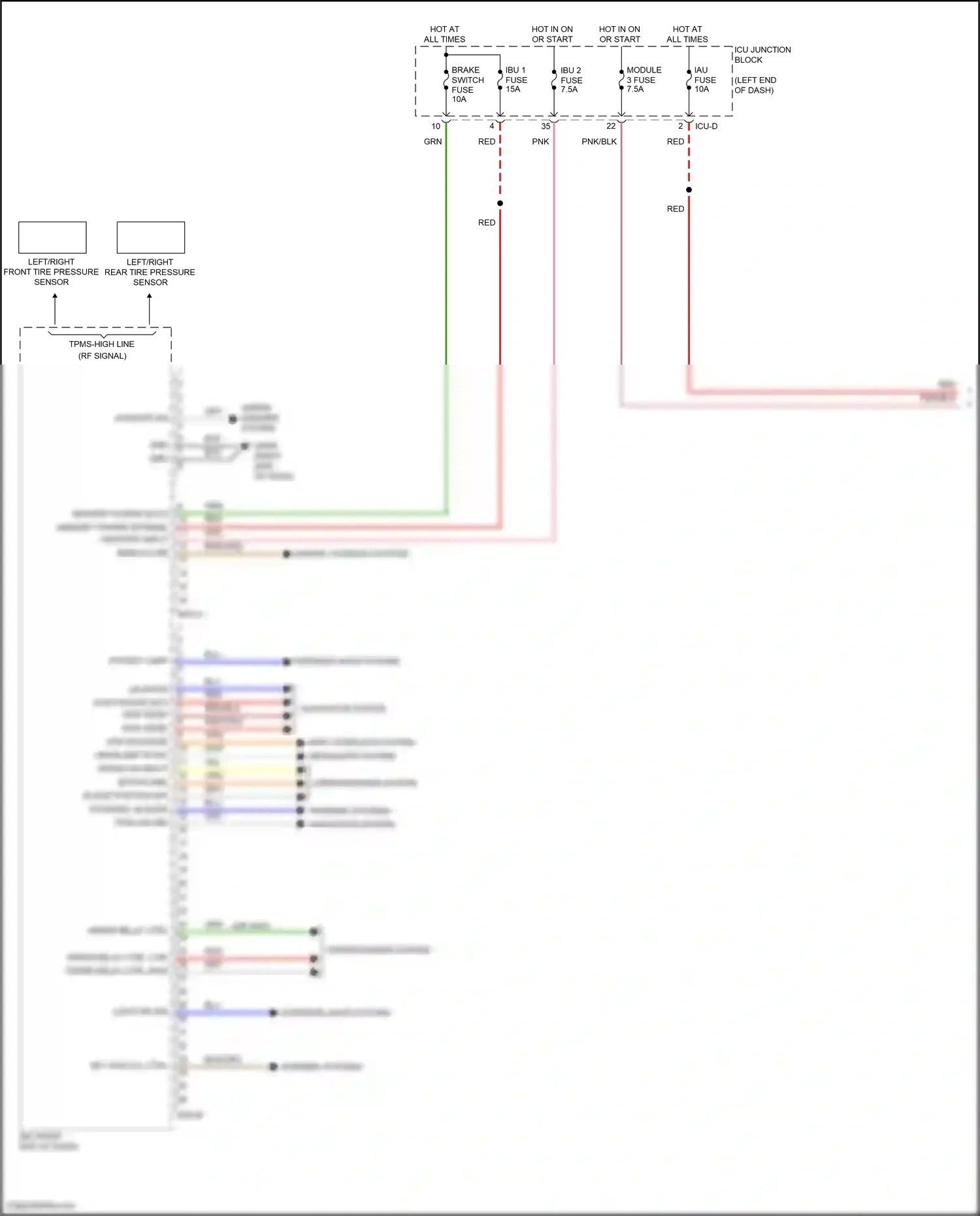 Wiring diagram engine controls system for Hyundai Elantra VII facelift (2023-2024) (3 of 6)