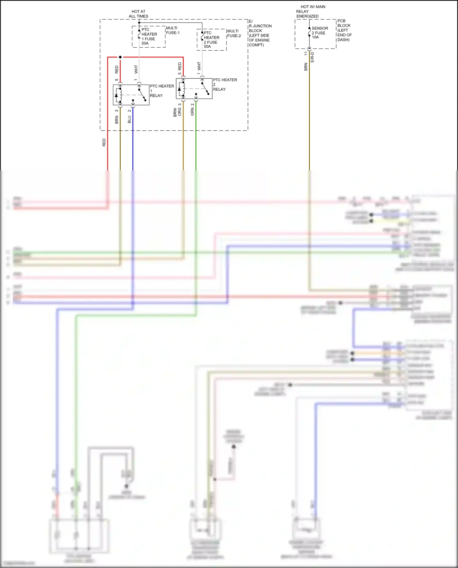 Wiring diagram engine controls system for Hyundai Elantra VII facelift (2023-2024) (2 of 6)
