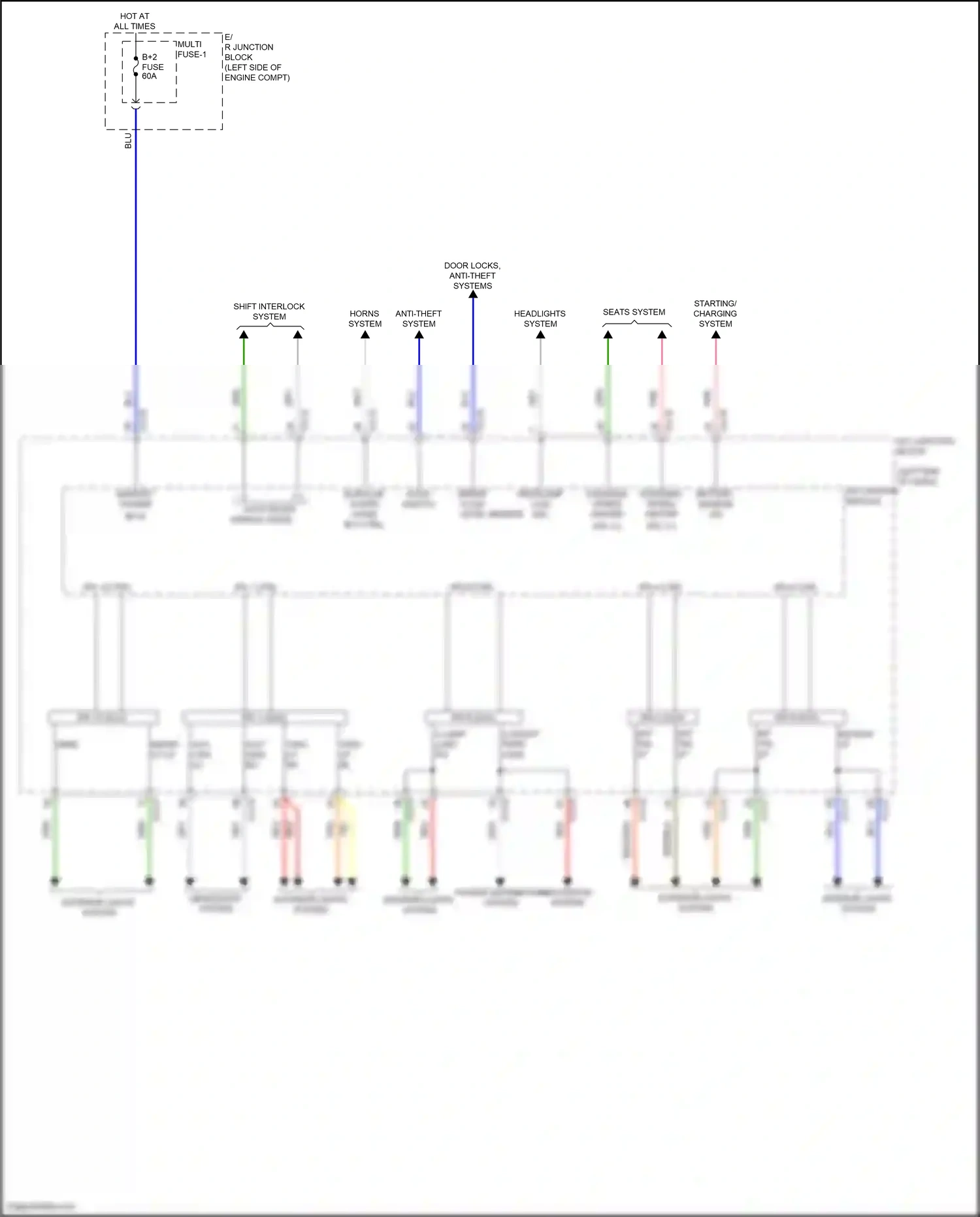 Wiring diagram ips 4 ctrl for Hyundai Elantra VII facelift (2023-2024) (1 of 3)