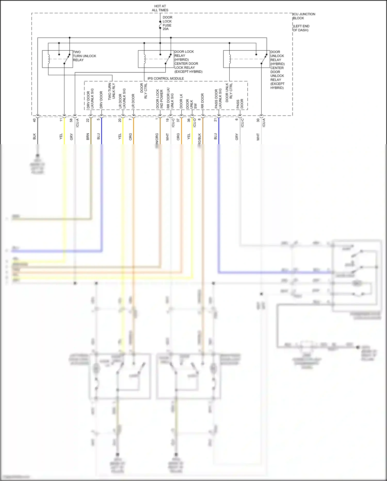 Wiring diagram ips control module for Hyundai Elantra VII facelift (2023-2024) (12 of 73)