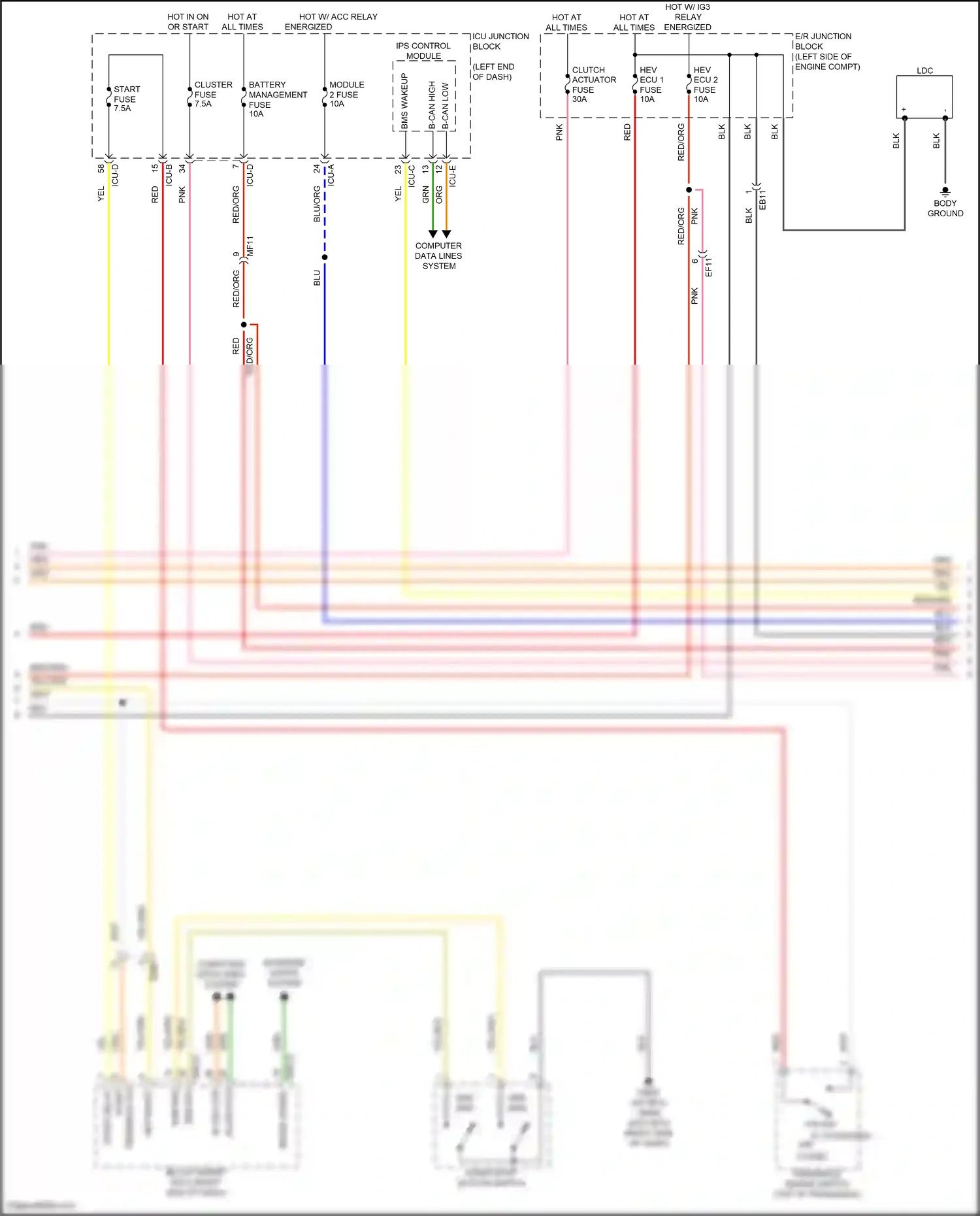 Wiring diagram ips control module for Hyundai Elantra VII facelift (2023-2024) (68 of 73)