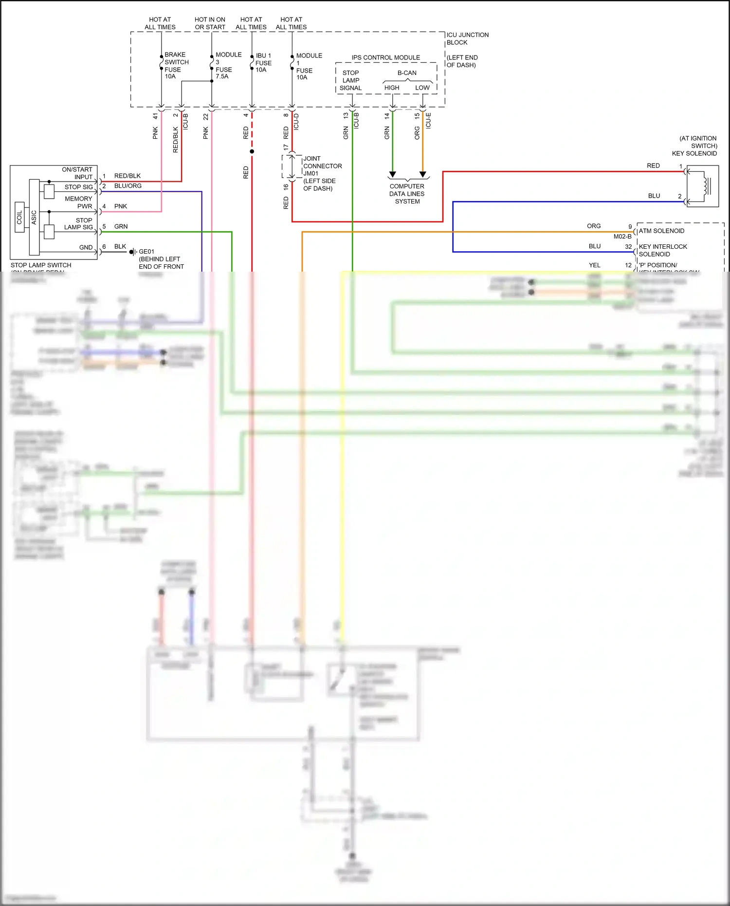 Wiring diagram ips control module for Hyundai Elantra VII facelift (2023-2024) (9 of 73)
