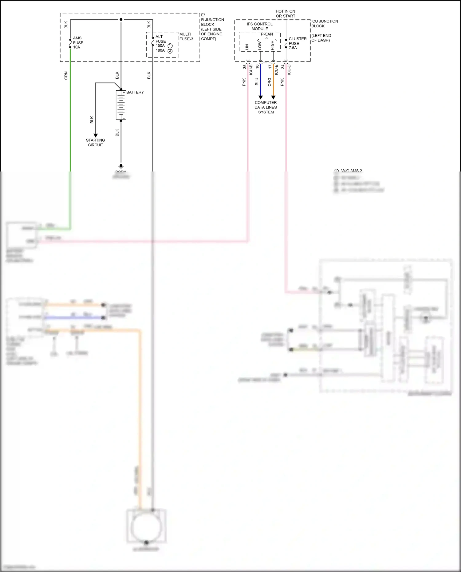 Wiring diagram ips control module for Hyundai Elantra VII facelift (2023-2024) (45 of 73)