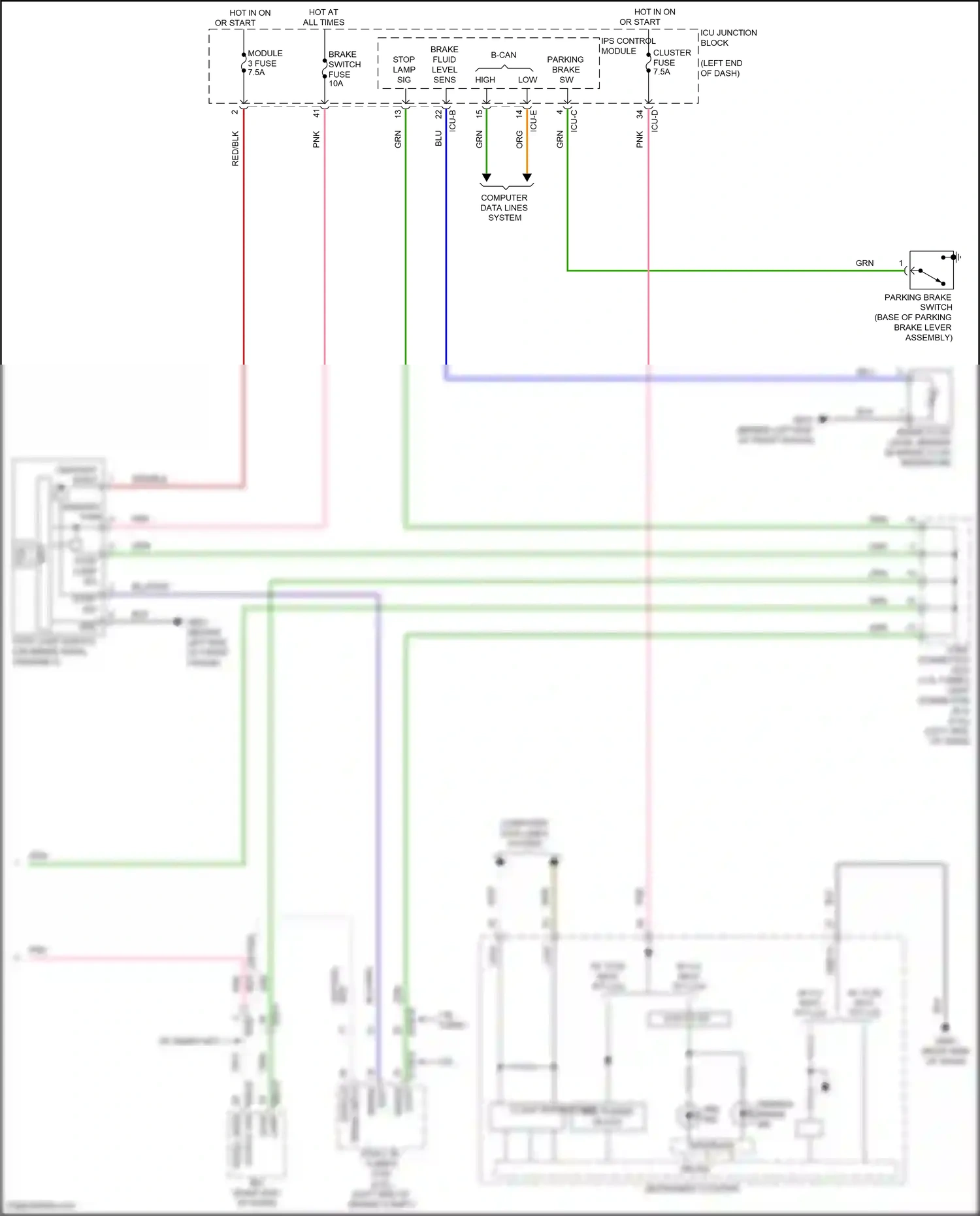 Wiring diagram ips control module for Hyundai Elantra VII facelift (2023-2024) (43 of 73)