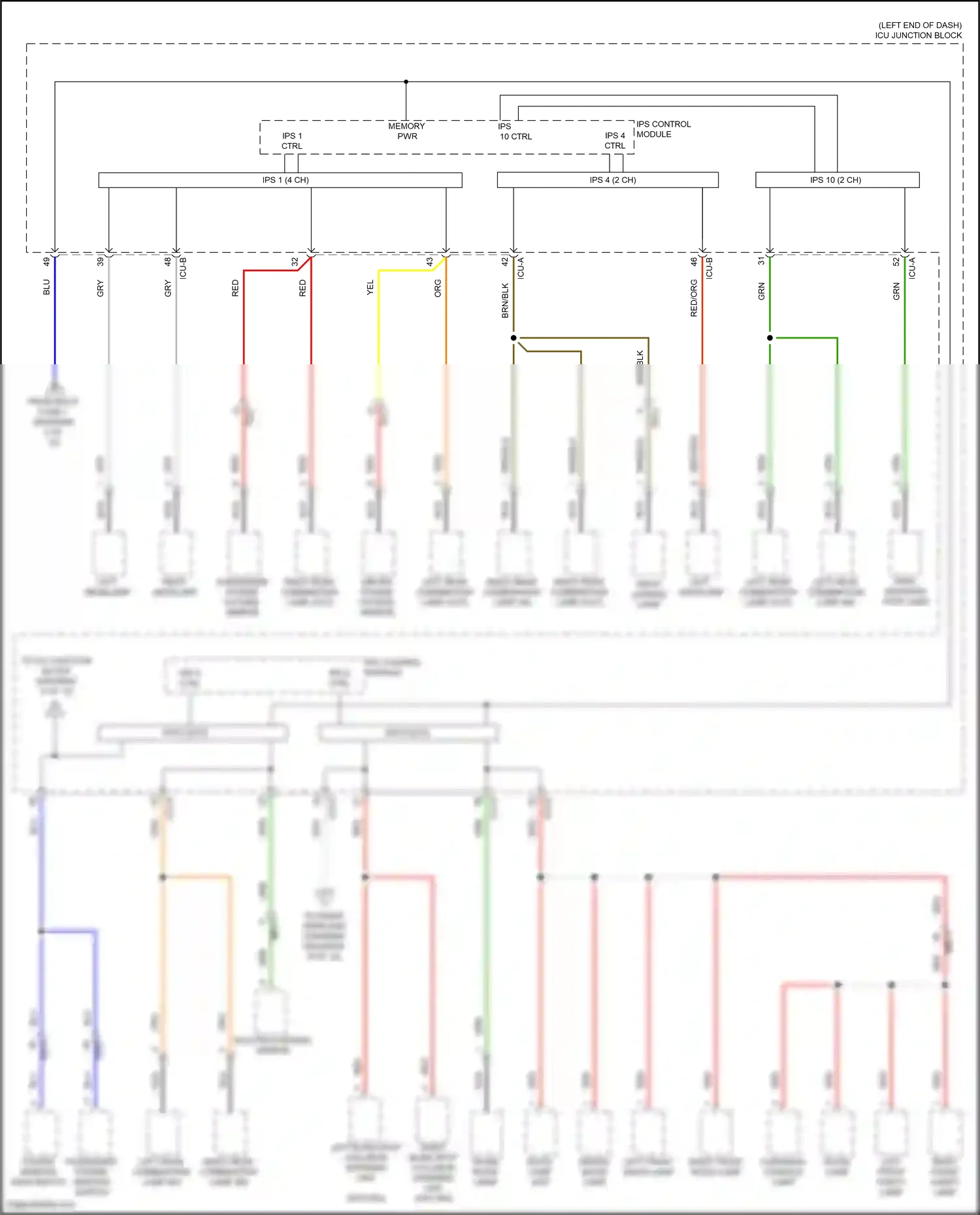 Wiring diagram ips control module for Hyundai Elantra VII facelift (2023-2024) (54 of 73)