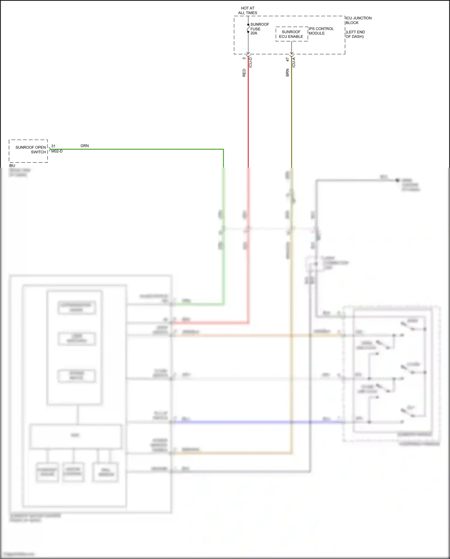 Wiring diagram ips control module for Hyundai Elantra VII facelift (2023-2024) (40 of 73)