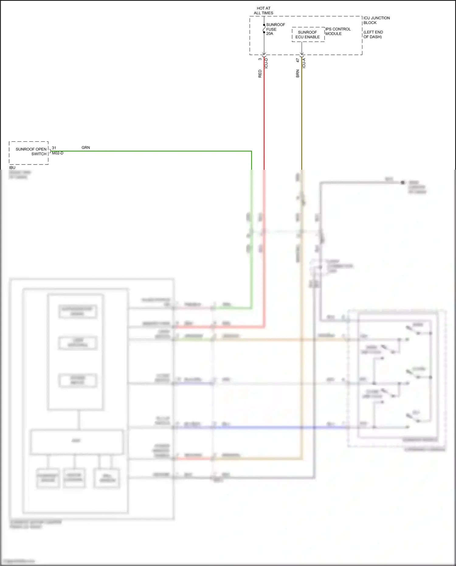 Wiring diagram ips control module for Hyundai Elantra VII facelift (2023-2024) (39 of 73)