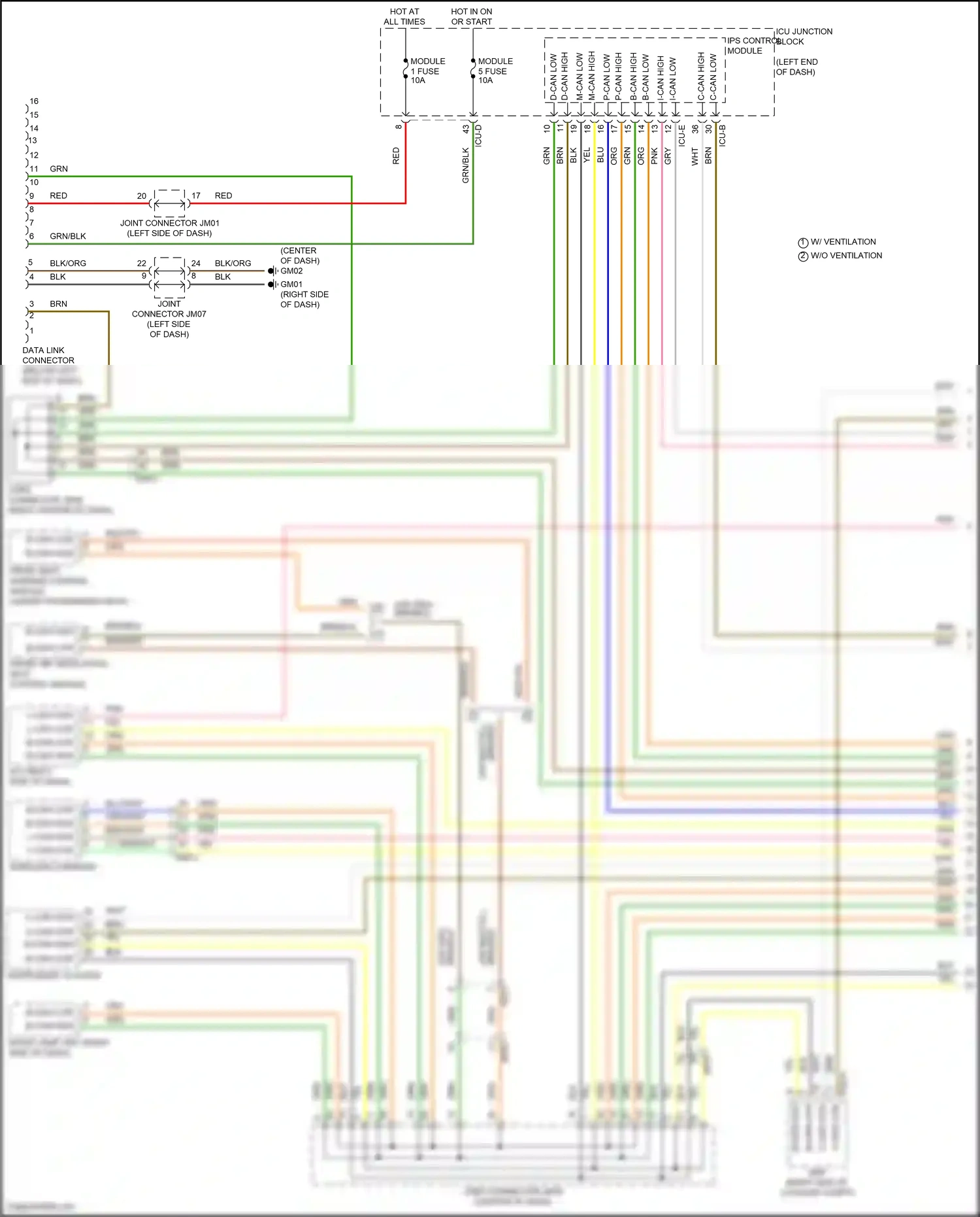 Wiring diagram ips control module for Hyundai Elantra VII facelift (2023-2024) (33 of 73)