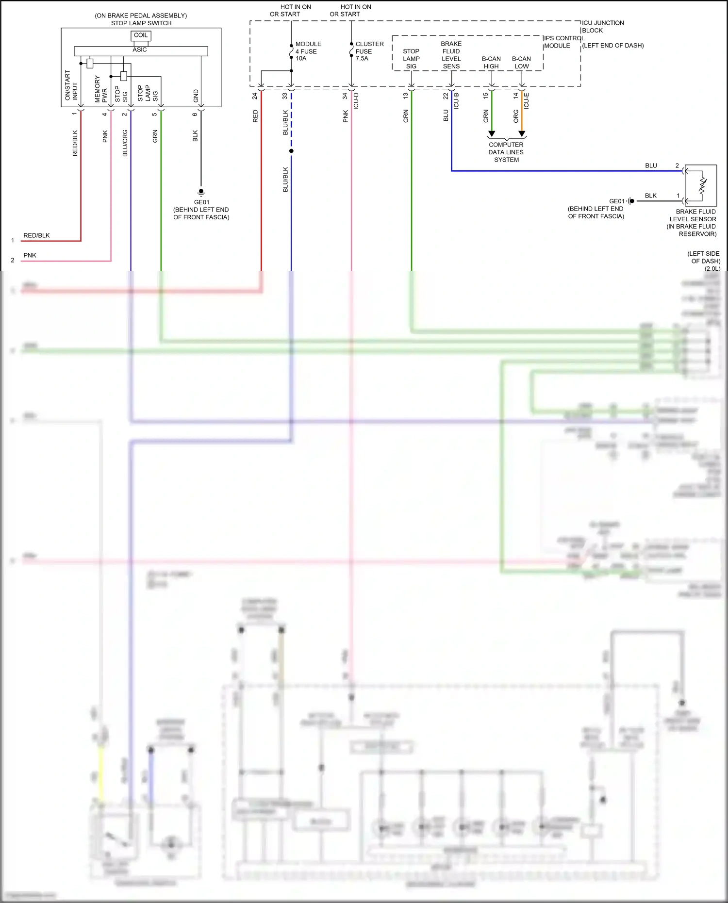 Wiring diagram ips control module for Hyundai Elantra VII facelift (2023-2024) (41 of 73)