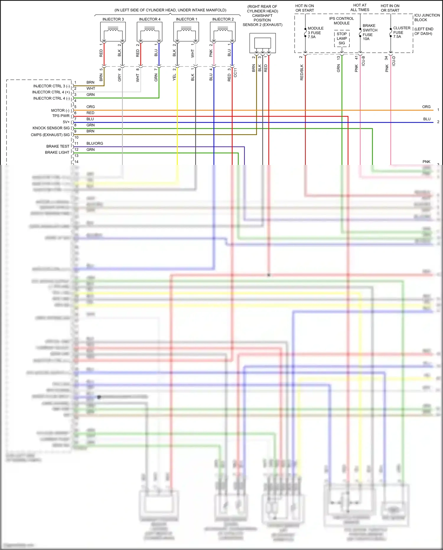 Wiring diagram ips control module for Hyundai Elantra VII facelift (2023-2024) (69 of 73)