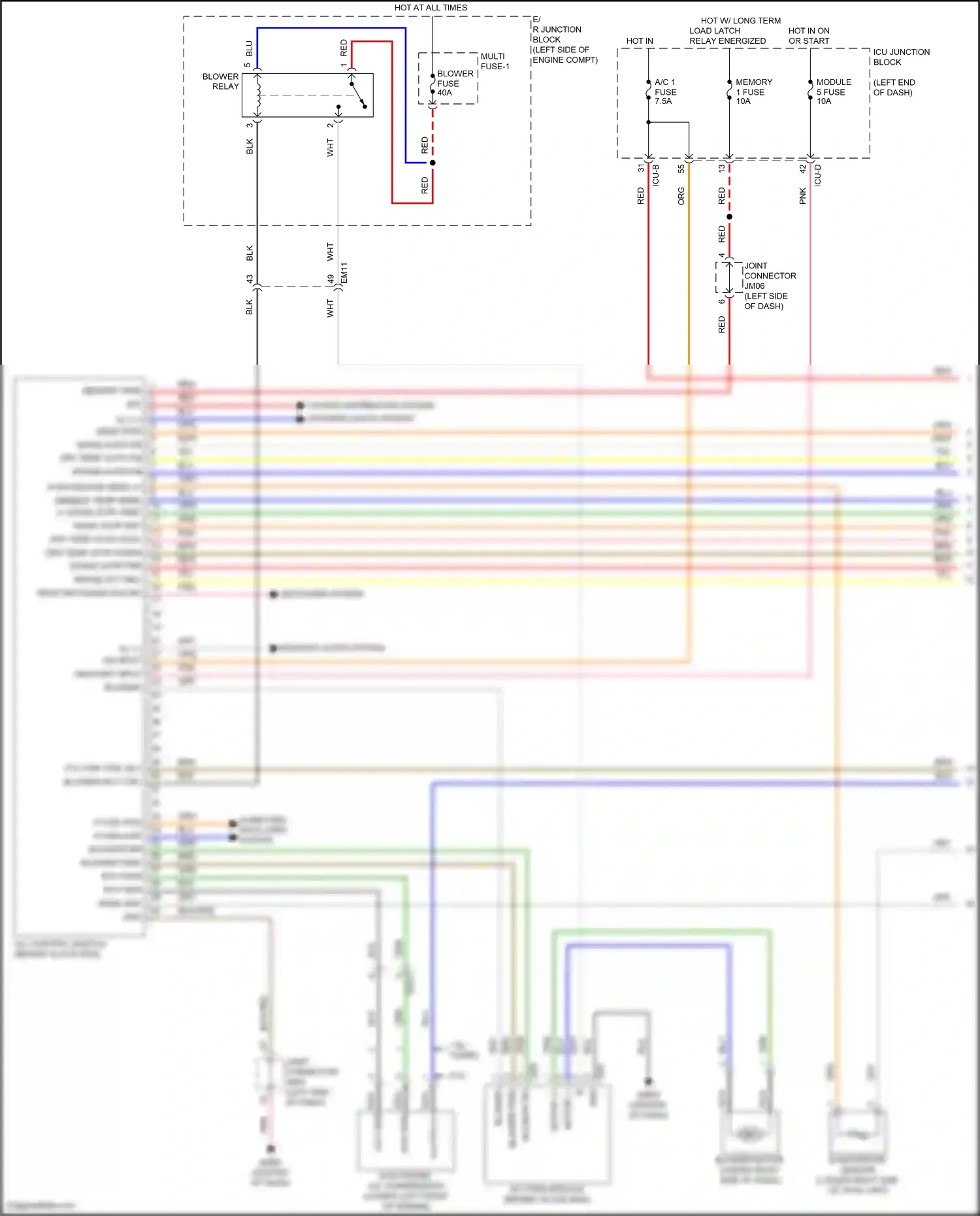 Wiring diagram on/start input for Hyundai Elantra VII facelift (2023-2024) (18 of 40)