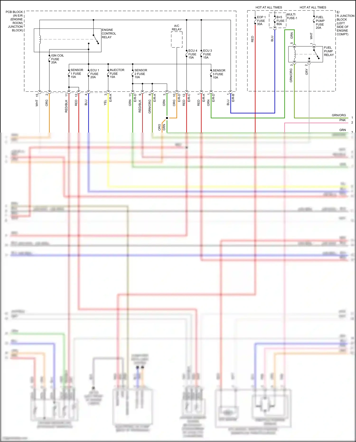 Wiring diagram on/start input for Hyundai Elantra VII facelift (2023-2024) (39 of 40)