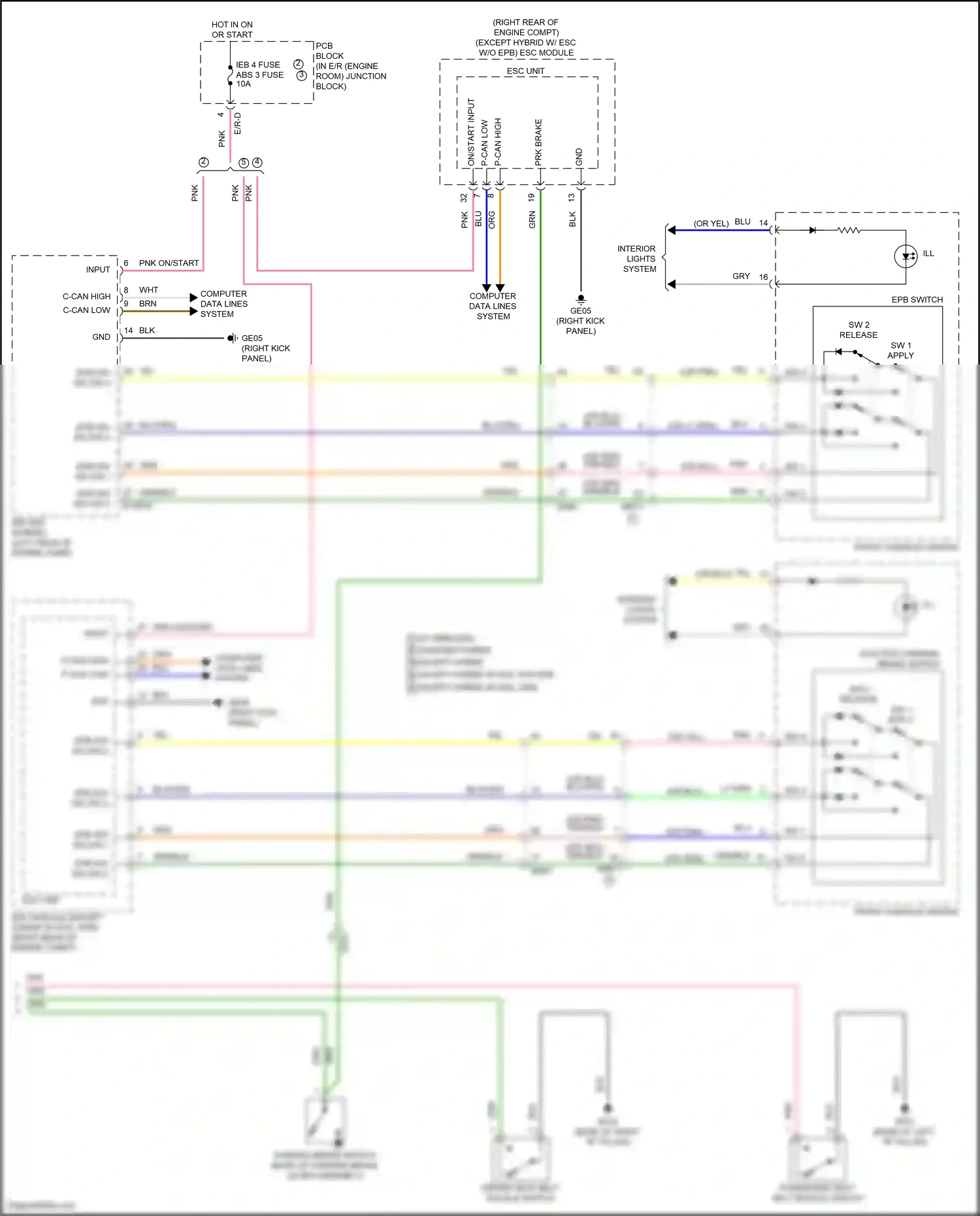 Wiring diagram on/start input for Hyundai Elantra VII facelift (2023-2024) (29 of 40)