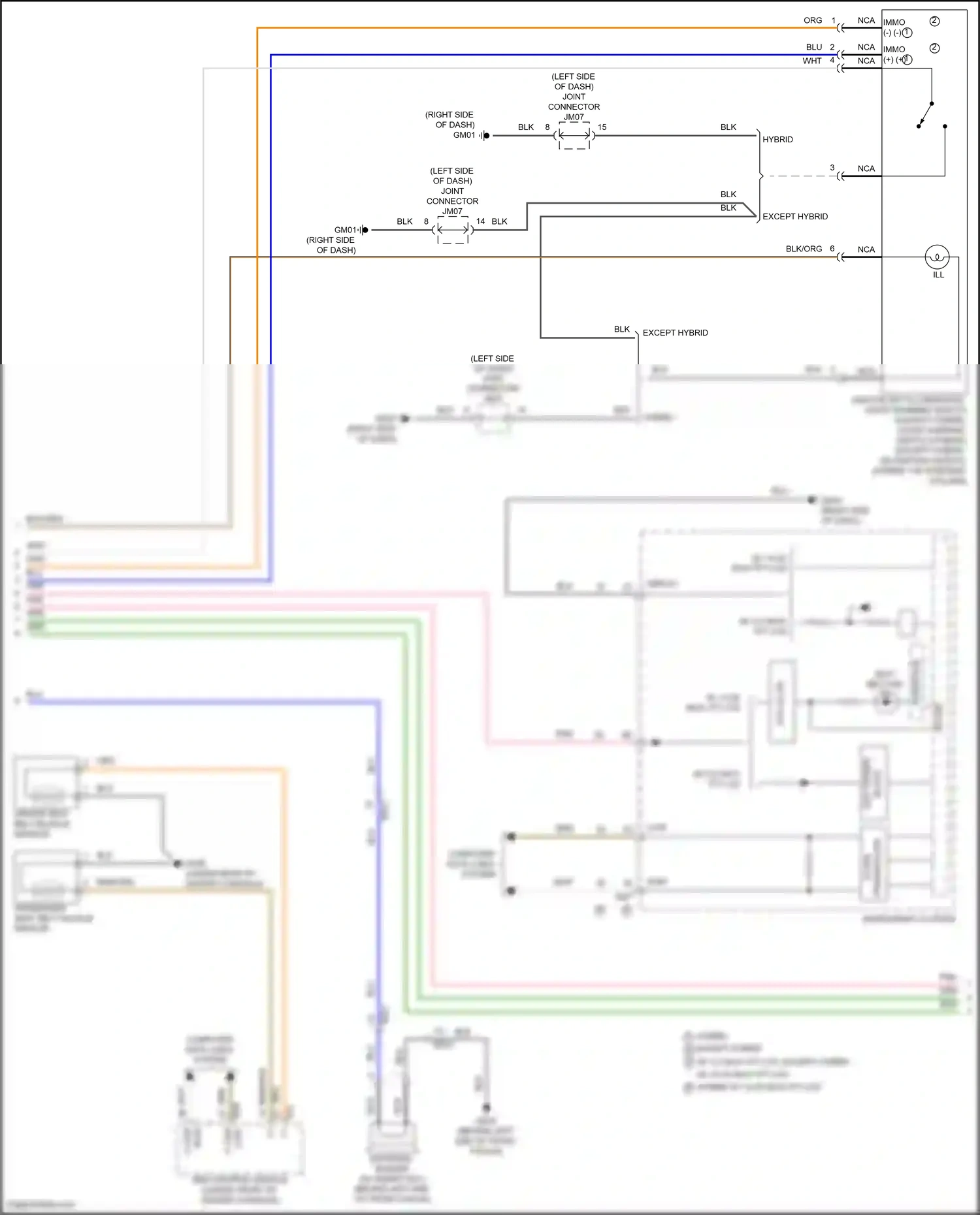 Wiring diagram srs control module for Hyundai Elantra VII facelift (2023-2024) (1 of 10)