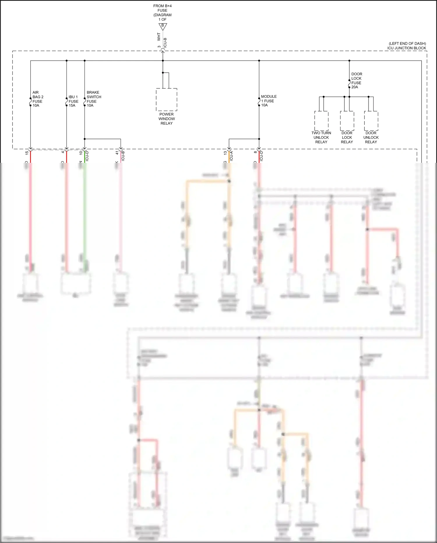 Wiring diagram srs control module for Hyundai Elantra VII facelift (2023-2024) (9 of 10)
