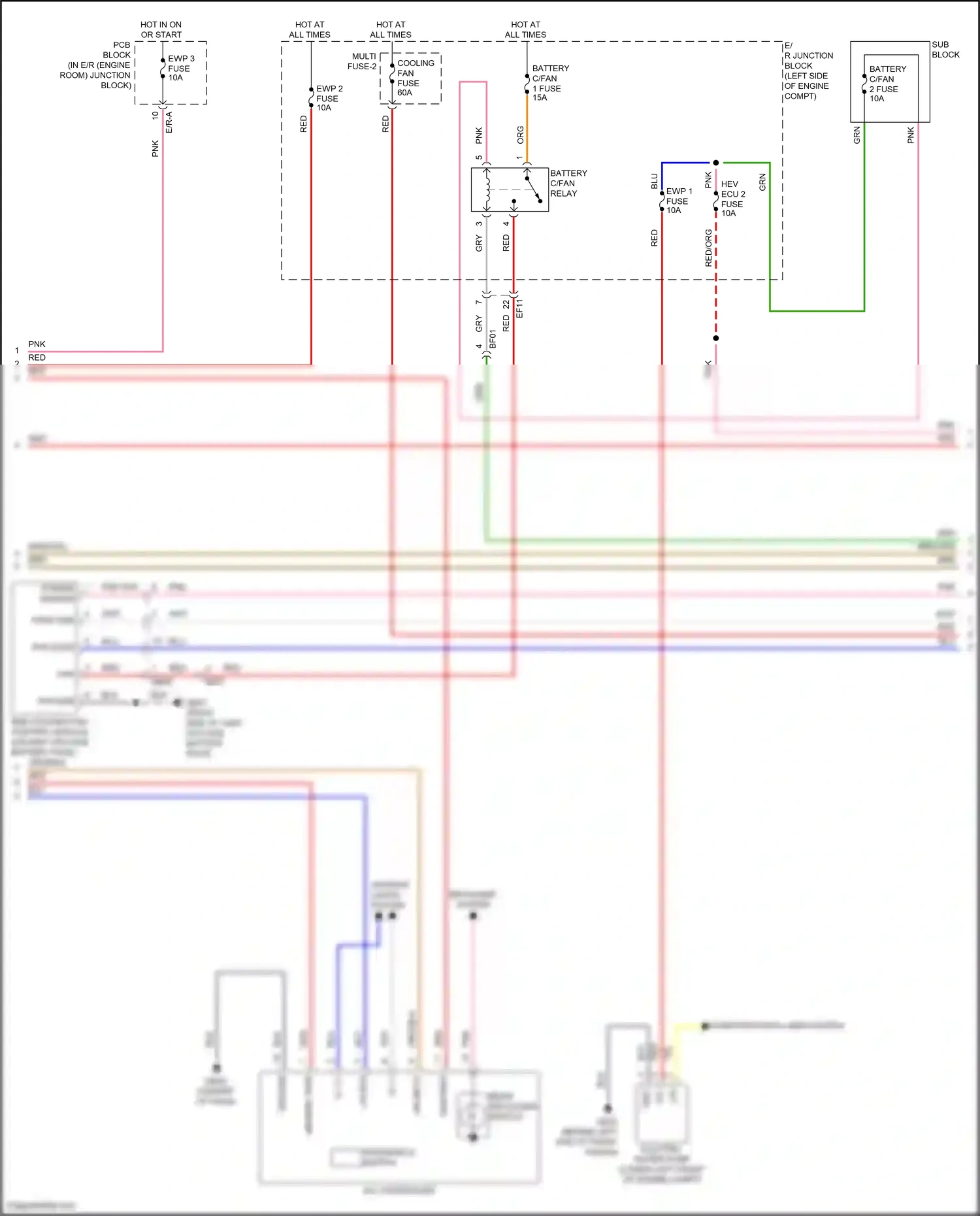 Wiring diagram windshield switch for Hyundai Elantra VII facelift (2023-2024) (1 of 2)