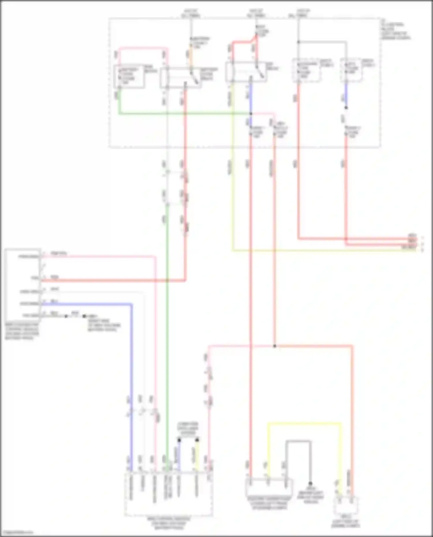 Elantra Hyundai VII (2020-2024): Cooling fan circuit, hybrid (1 of 2)