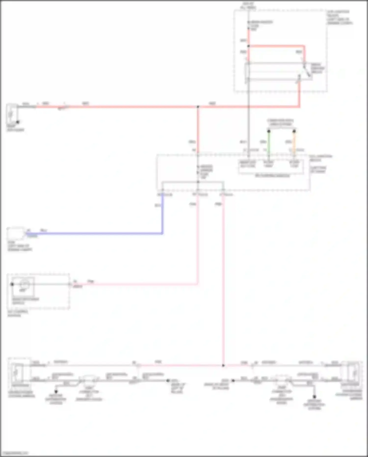 Elantra Hyundai VII (2020-2024): Defoggers circuit, w/o auto defogger
