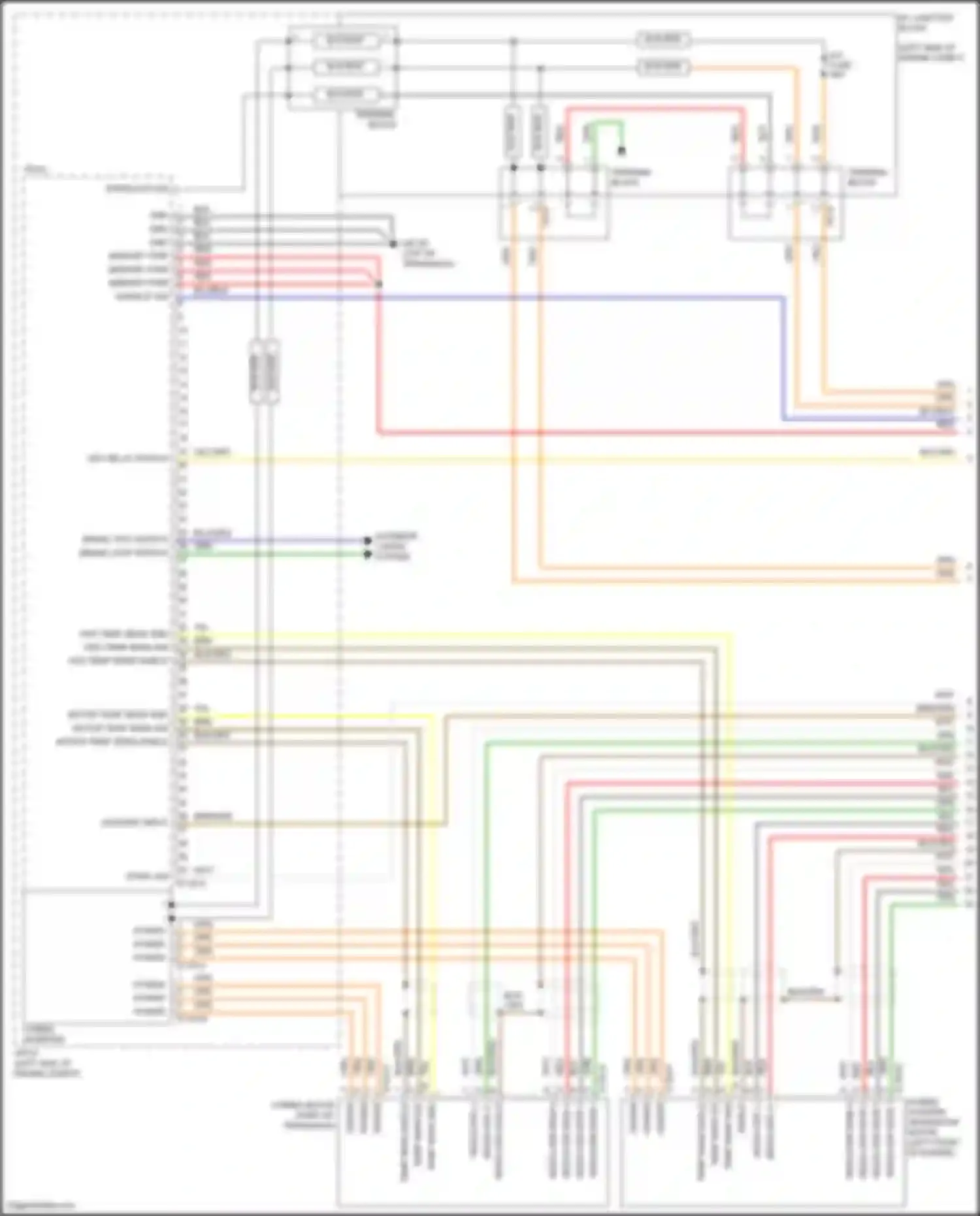 Elantra Hyundai VII (2020-2024): Wiring diagram engine performance 1.6l hybrid, hybrid control circuit (1 of 8)