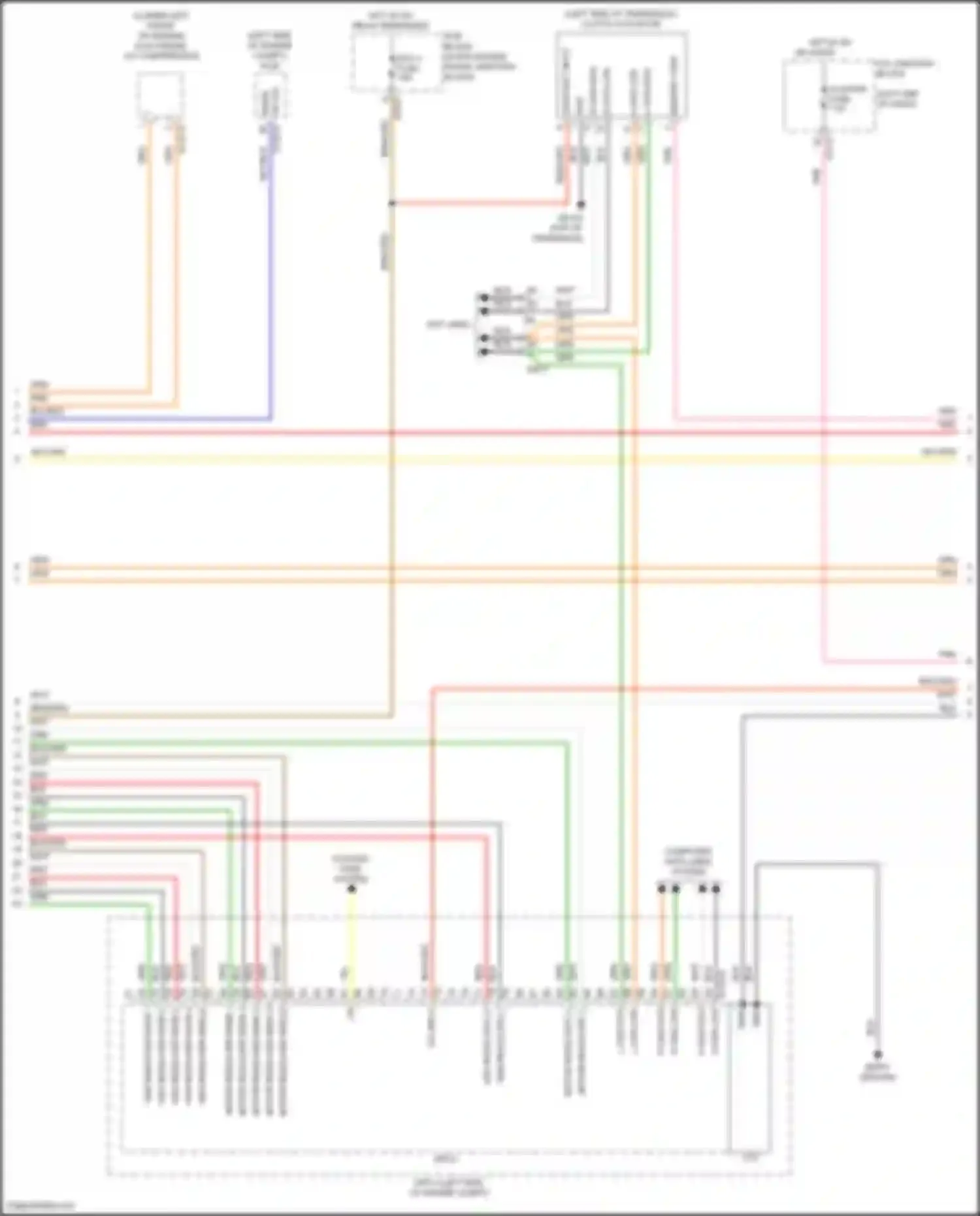 Elantra Hyundai VII (2020-2024): Wiring diagram engine performance 1.6l hybrid, hybrid control circuit (2 of 8)