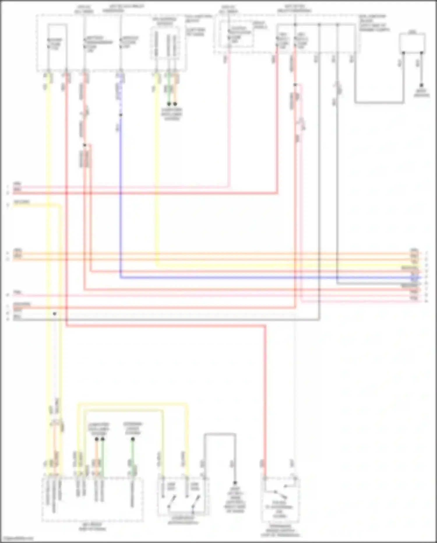 Elantra Hyundai VII (2020-2024): Wiring diagram engine performance 1.6l hybrid, hybrid control circuit (3 of 8)
