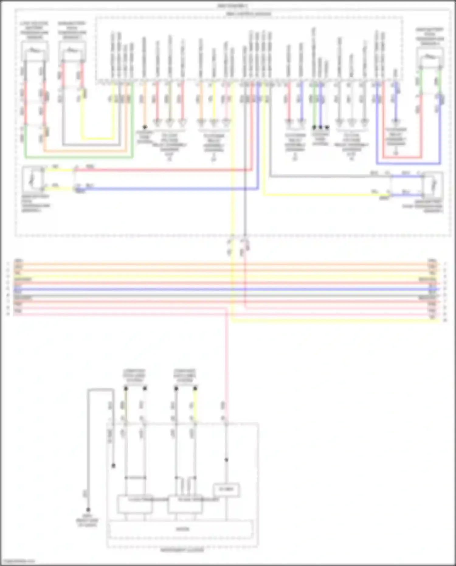 Elantra Hyundai VII (2020-2024): Wiring diagram engine performance 1.6l hybrid, hybrid control circuit (4 of 8)
