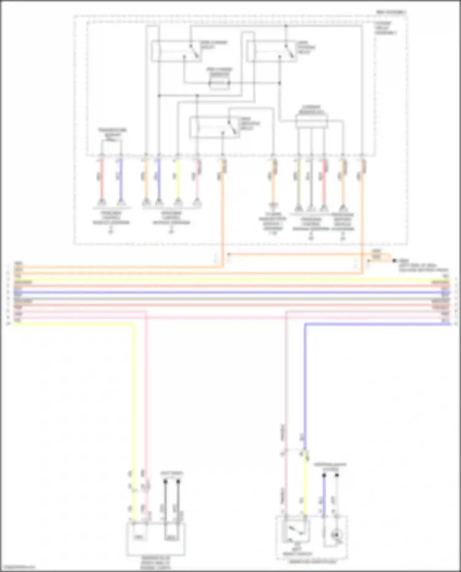 Elantra Hyundai VII (2020-2024): Wiring diagram engine performance 1.6l hybrid, hybrid control circuit (5 of 8)