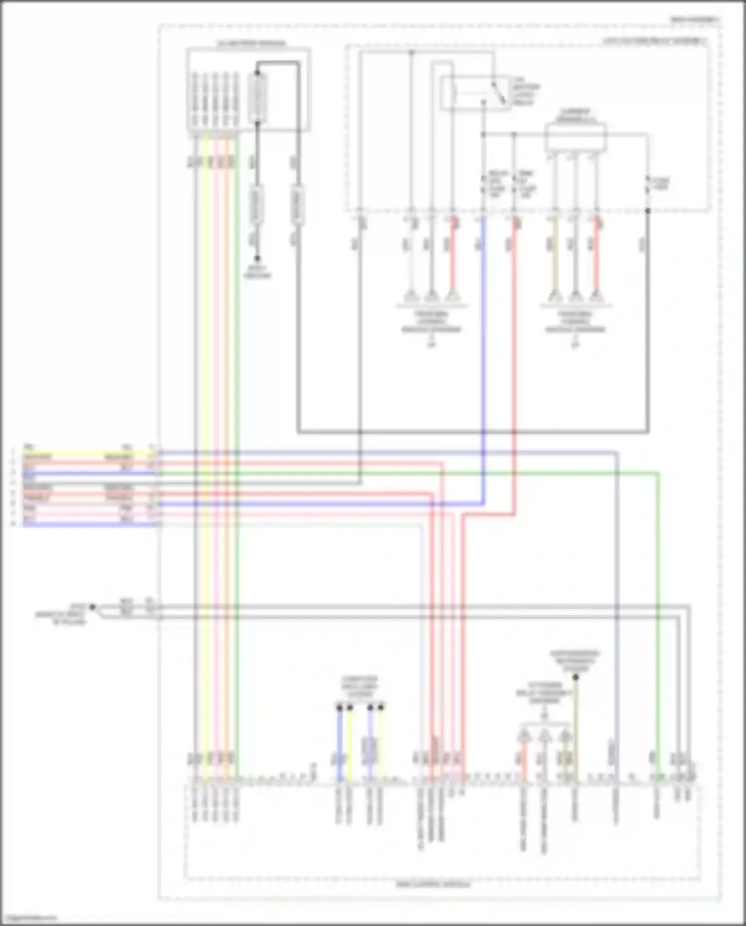 Elantra Hyundai VII (2020-2024): Wiring diagram engine performance 1.6l hybrid, hybrid control circuit (6 of 8)