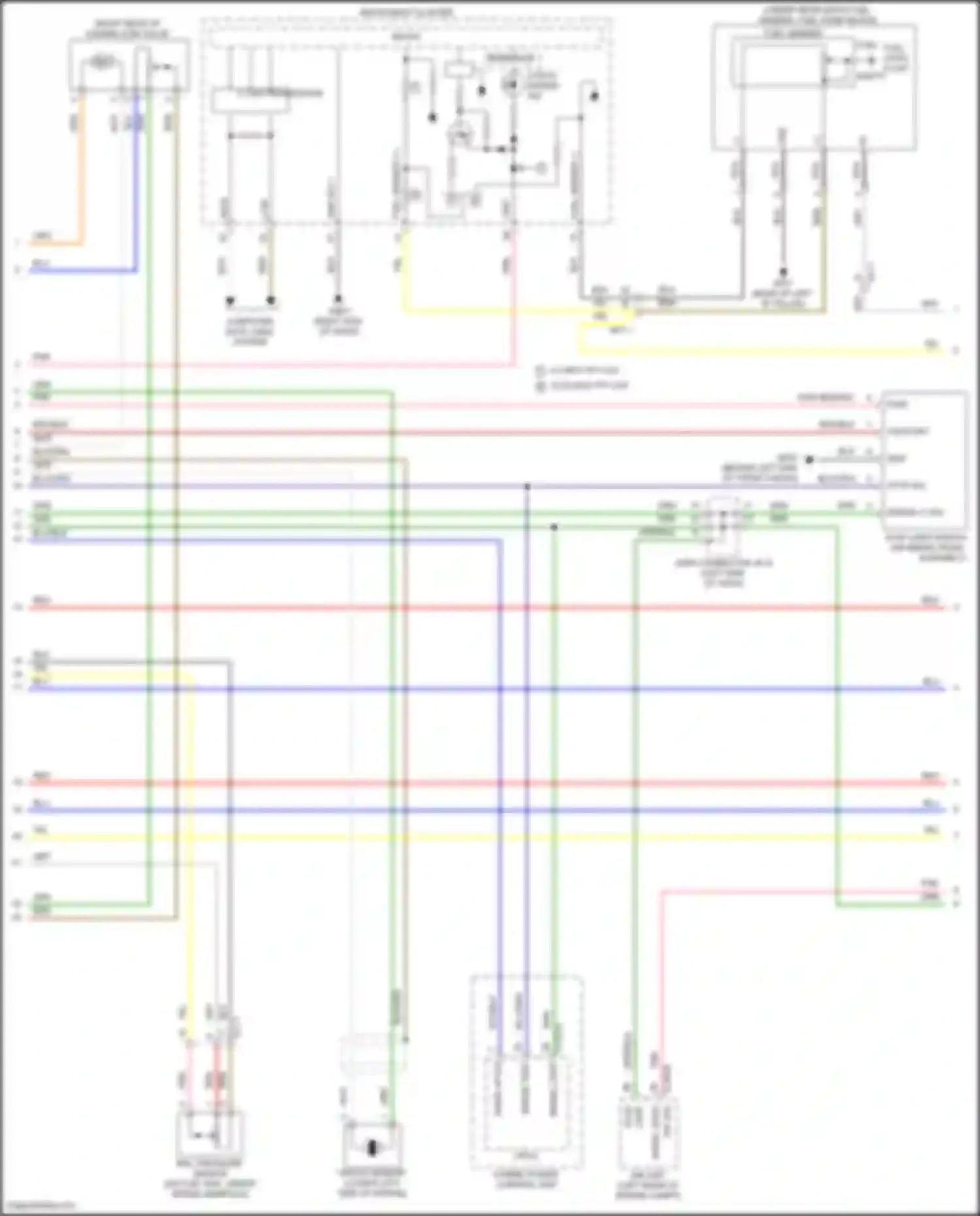 Elantra Hyundai VII (2020-2024): Wiring diagram engine performance 1.6l hybrid, mfi control circuit (2 of 5)