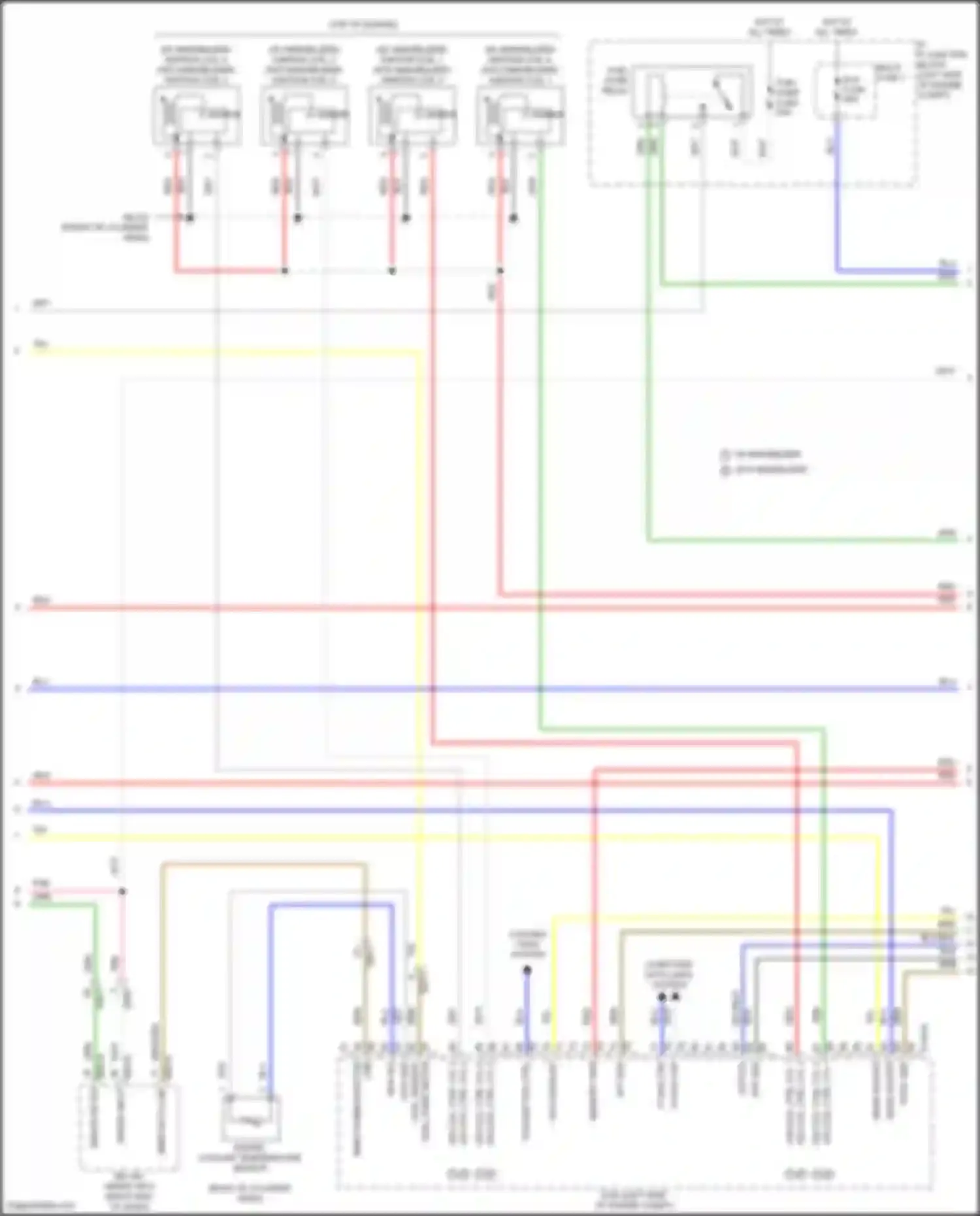 Elantra Hyundai VII (2020-2024): Wiring diagram engine performance 1.6l hybrid, mfi control circuit (3 of 5)
