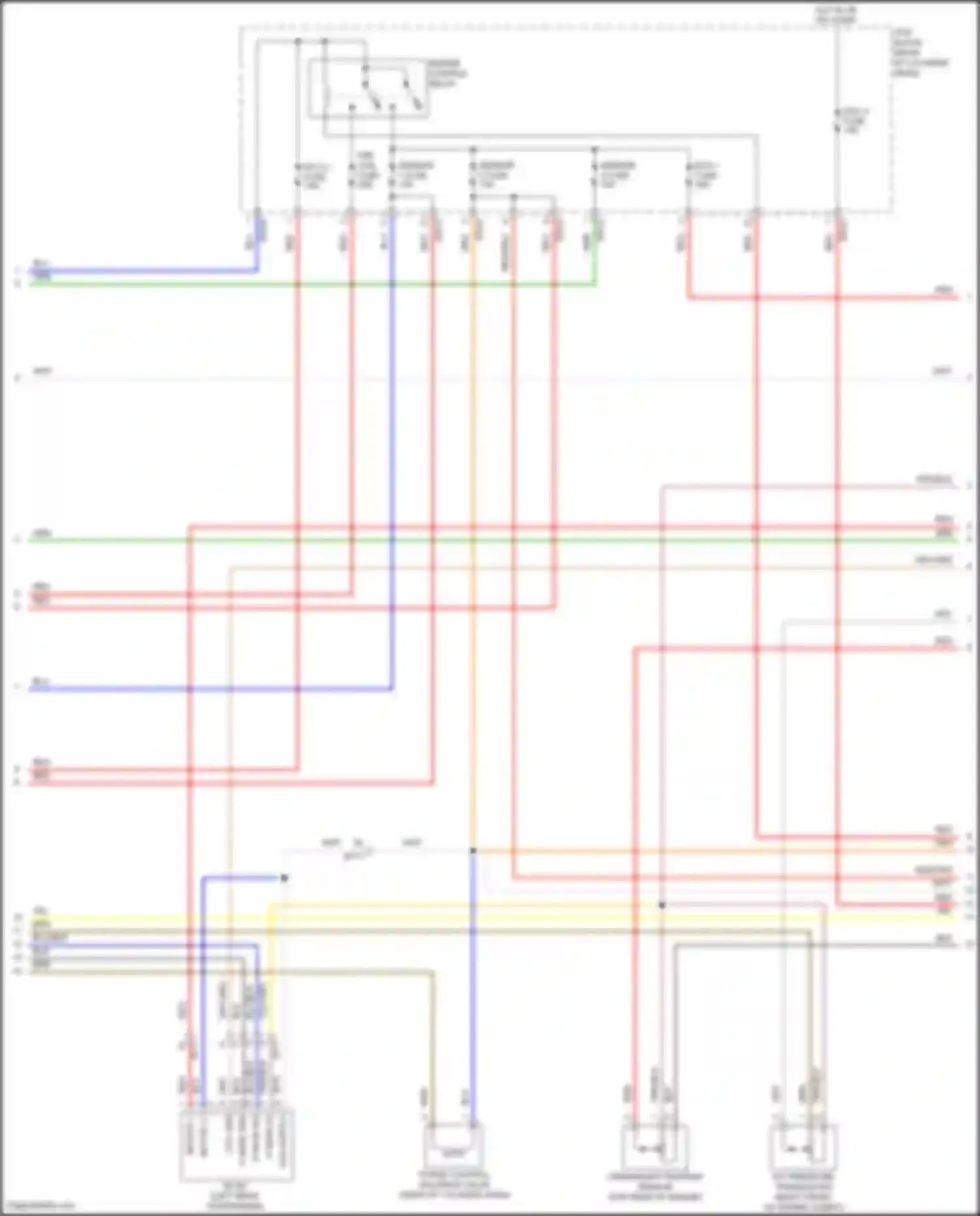 Elantra Hyundai VII (2020-2024): Wiring diagram engine performance 1.6l hybrid, mfi control circuit (4 of 5)