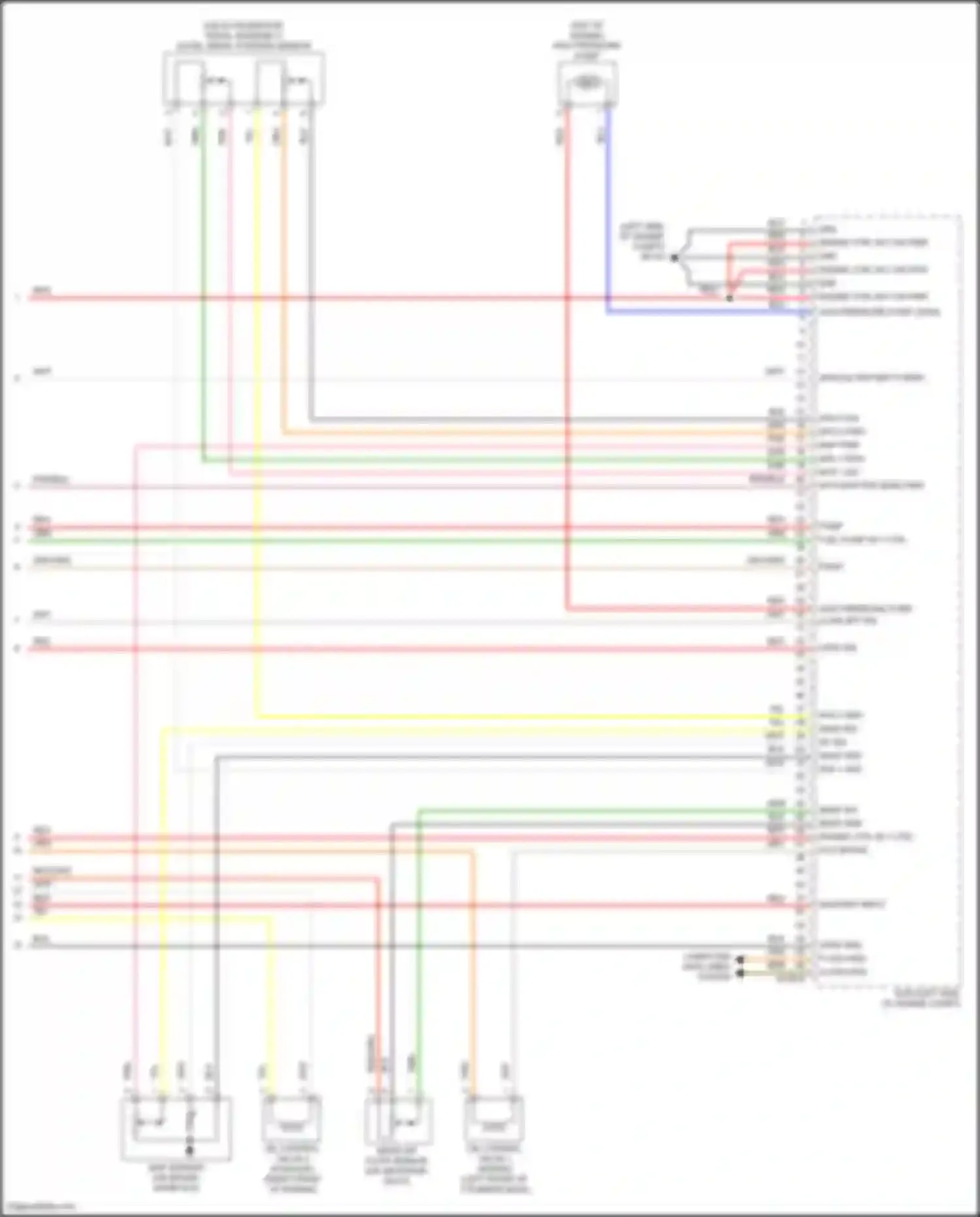 Elantra Hyundai VII (2020-2024): Wiring diagram engine performance 1.6l hybrid, mfi control circuit (5 of 5)