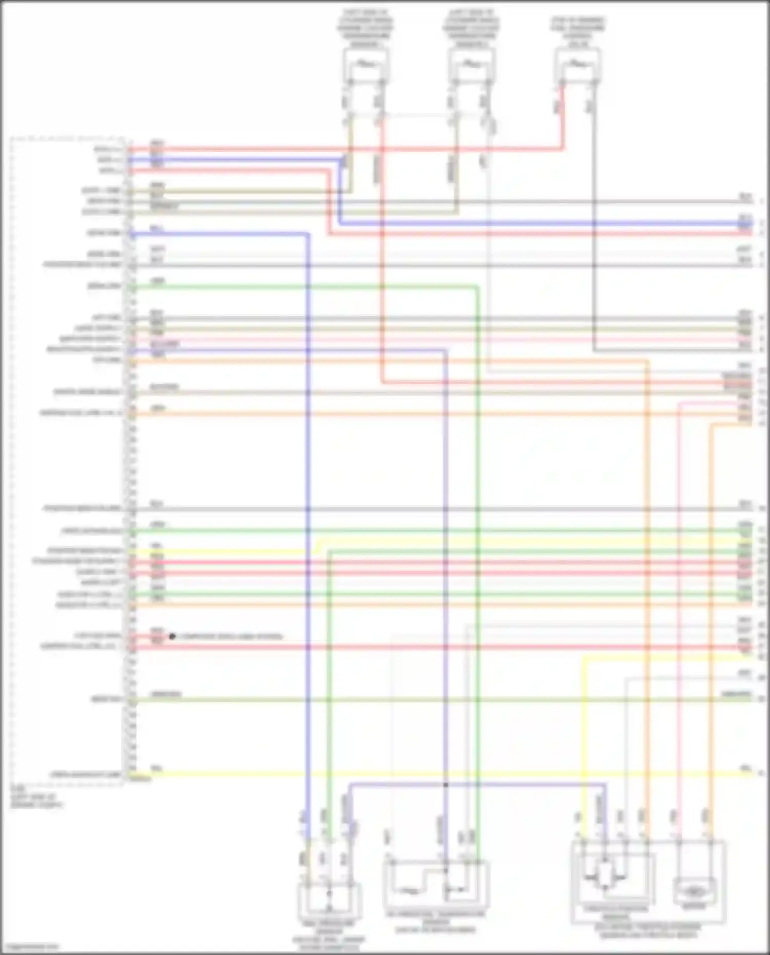 Elantra Hyundai VII (2020-2024): Wiring diagram engine performance 1.6l turbo (1 of 7)