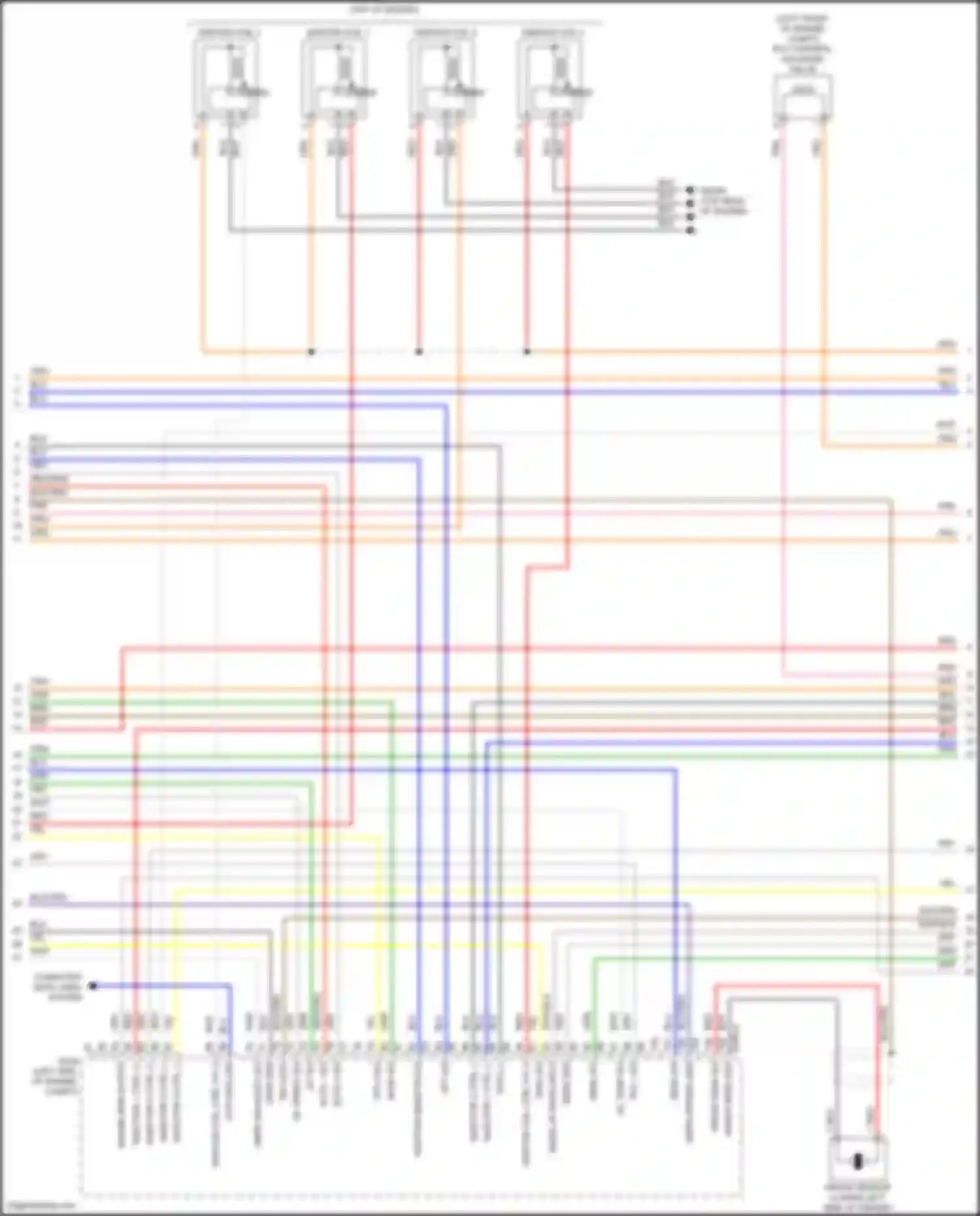 Elantra Hyundai VII (2020-2024): Wiring diagram engine performance 1.6l turbo (3 of 7)