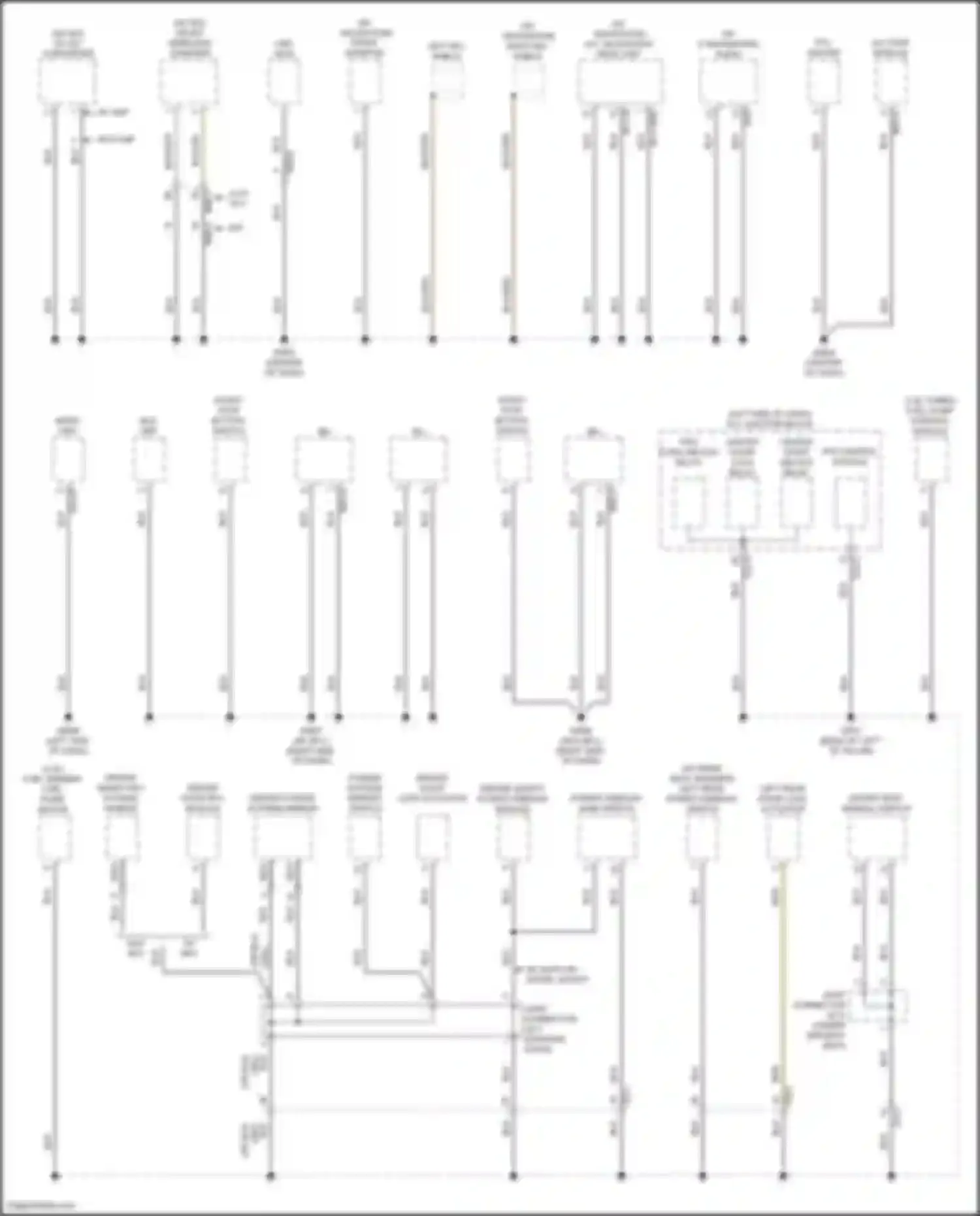 Elantra Hyundai VII (2020-2024): Ground distribution circuit, except hybrid cn7 (2 of 5)