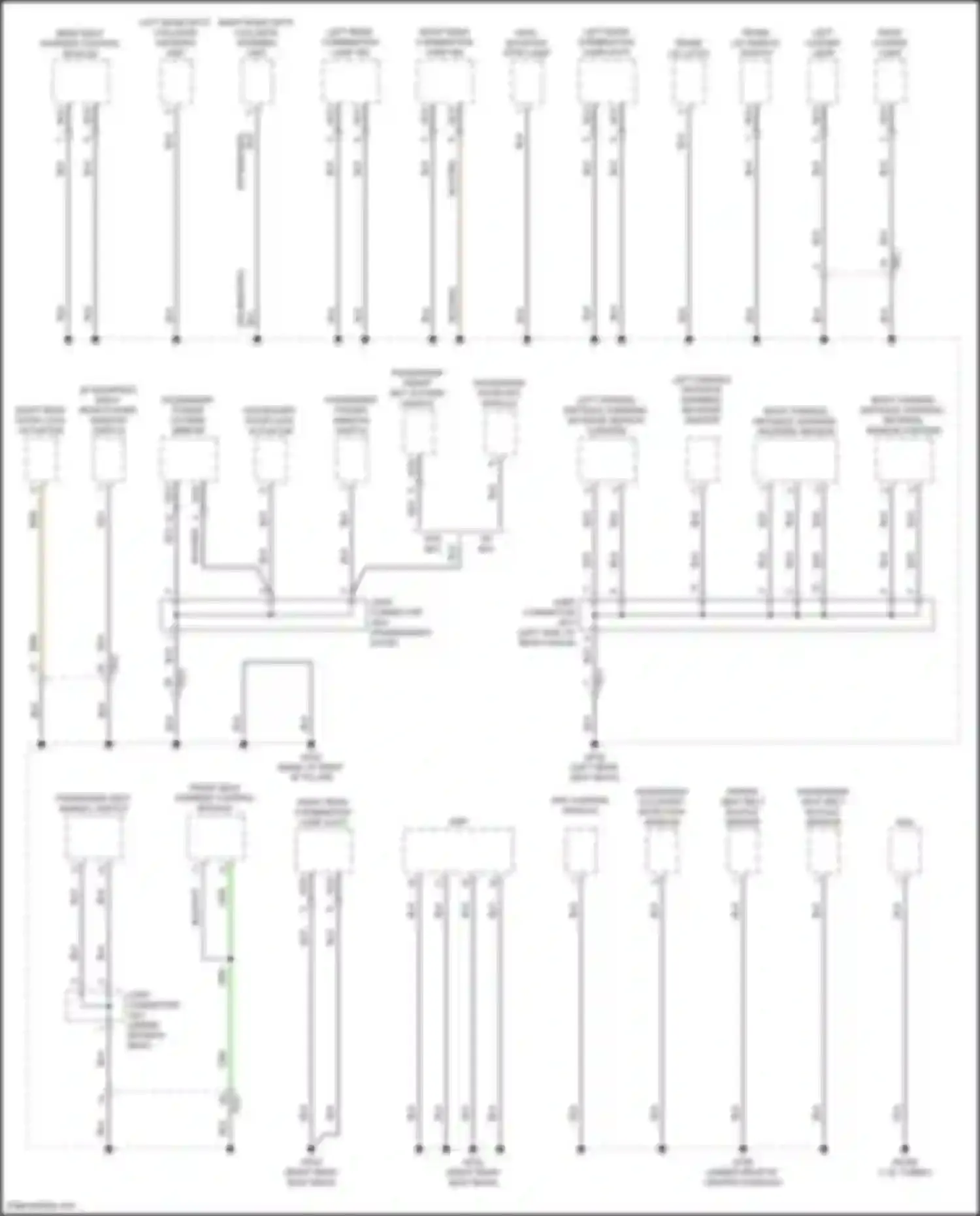 Elantra Hyundai VII (2020-2024): Ground distribution circuit, except hybrid cn7 (3 of 5)