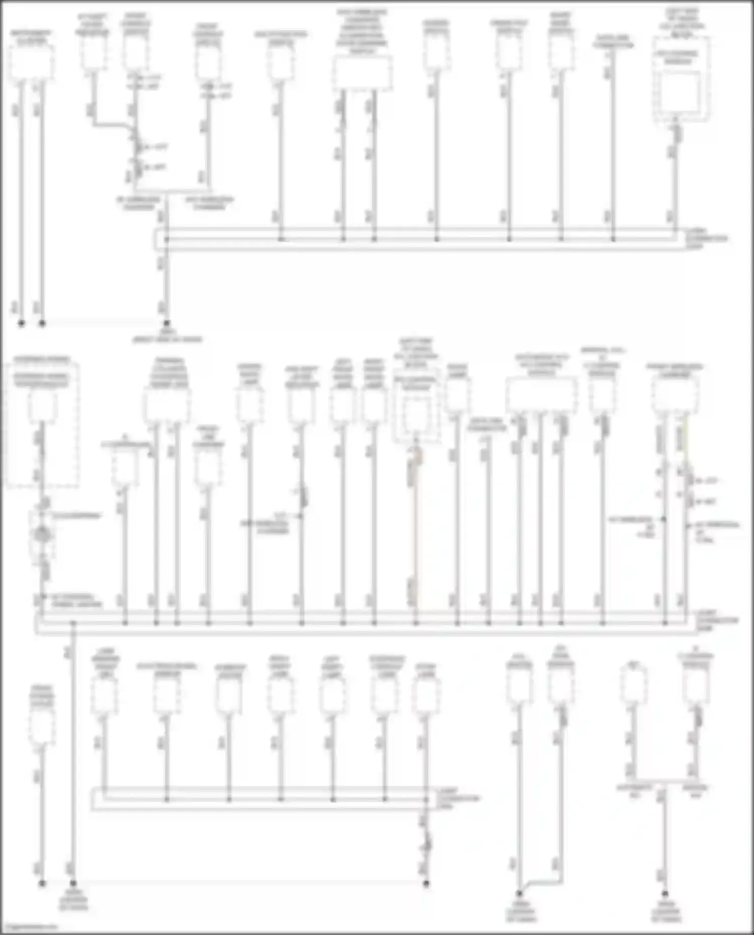 Elantra Hyundai VII (2020-2024): Ground distribution circuit, except hybrid cn7a (1 of 4)