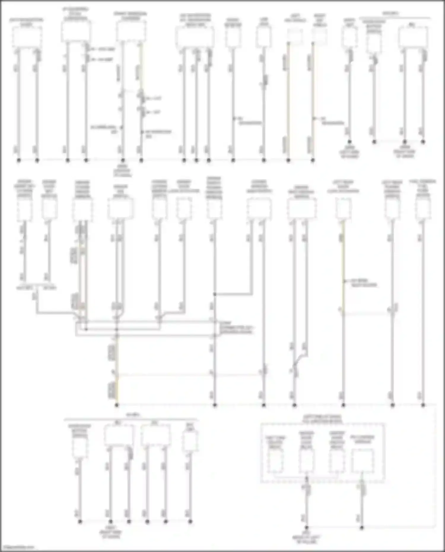 Elantra Hyundai VII (2020-2024): Ground distribution circuit, except hybrid cn7a (2 of 4)